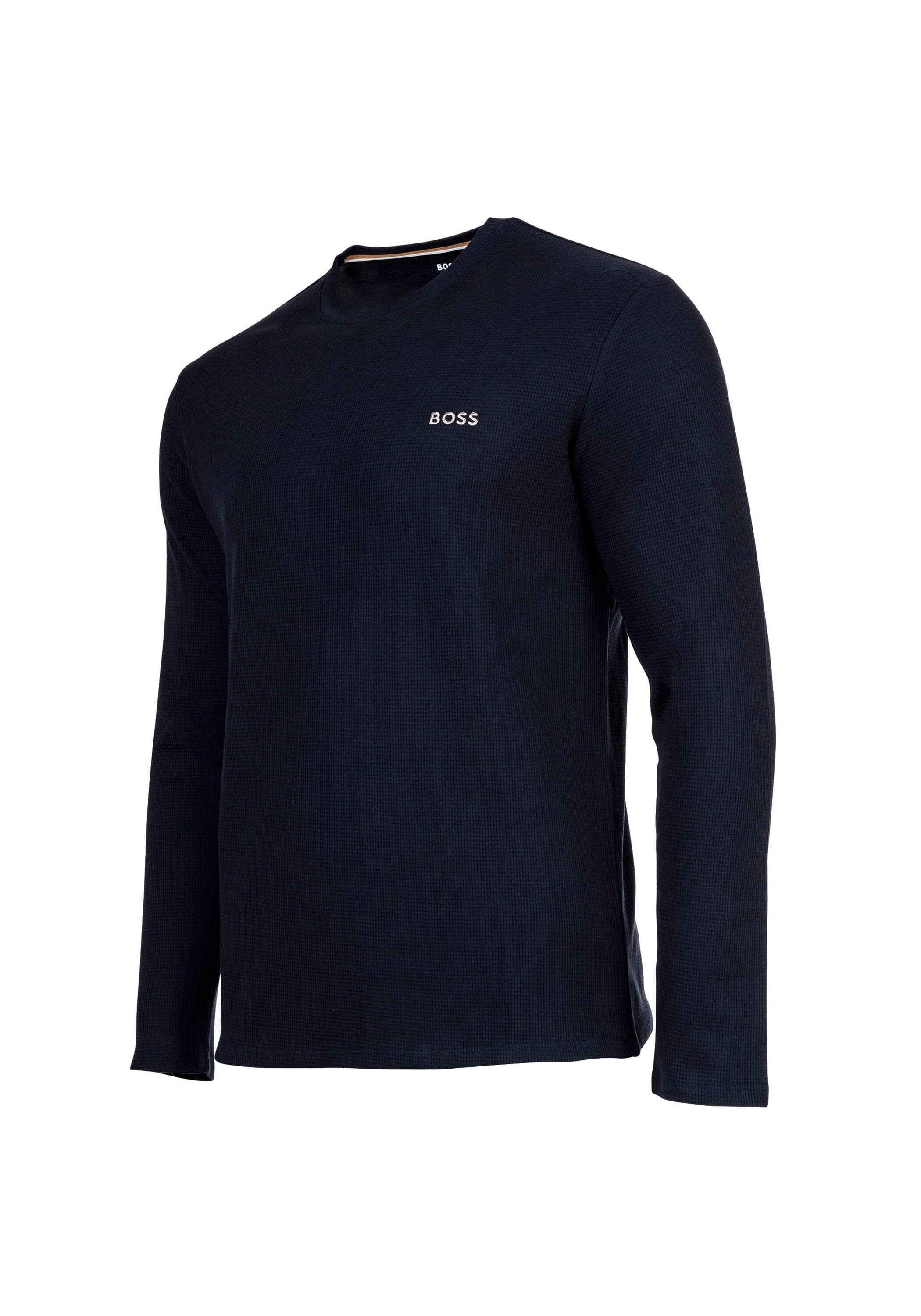 BOSS Longsleeve »Longsleeve Waffle Longsleeve 1er Pack«