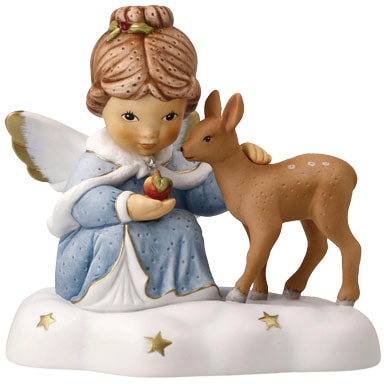 Goebel Engelfigur »Engel - Ich pass auf Dich auf, Weihnachtsdeko, mit Zertifikat«, Sammlerfigur, Weihnachtsfigur, Dekofigur aus Biskuitporzellan