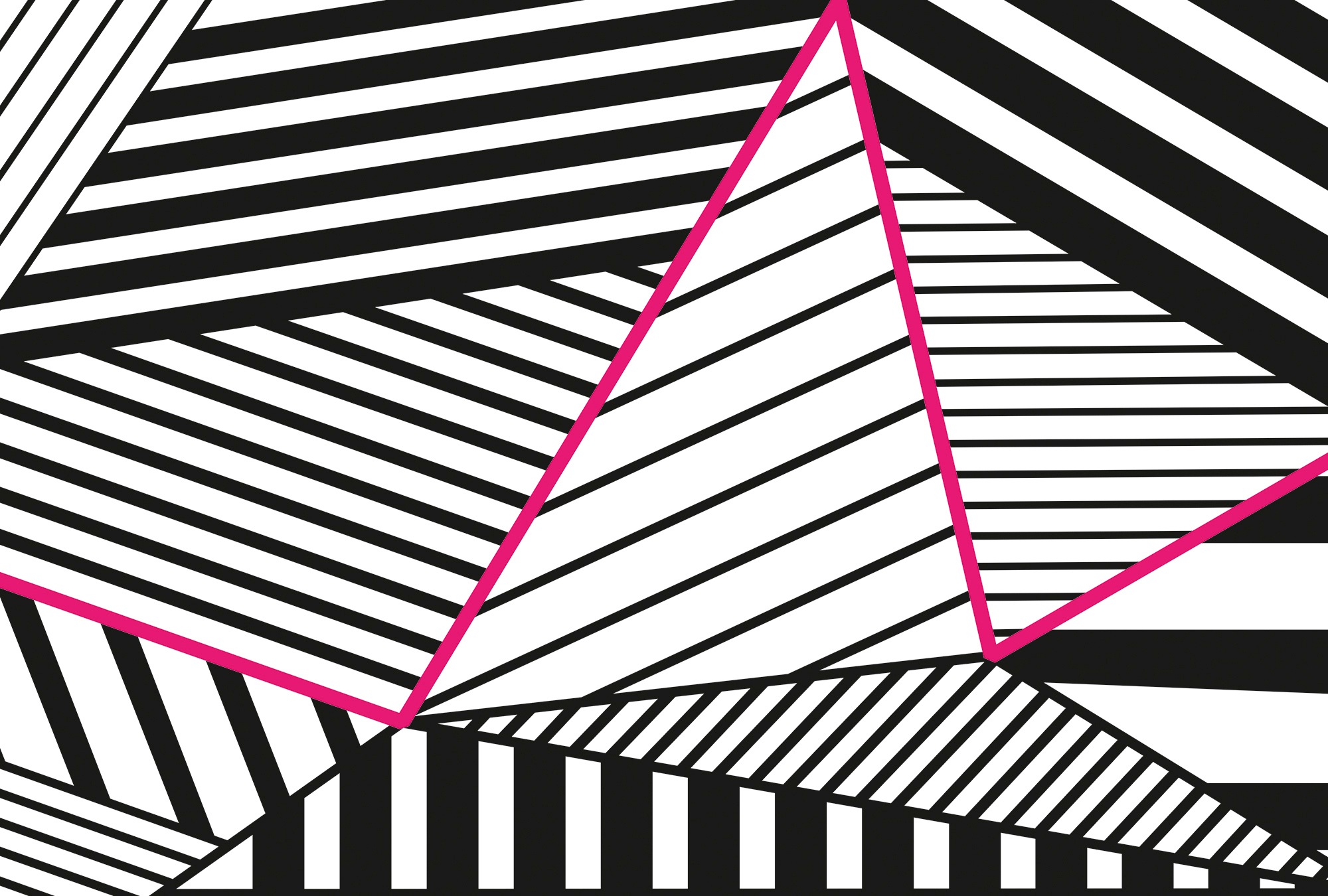 Architects Paper Fototapete "Atelier 47 Stripes" 3D-Optik glatt Vlies, Wand, Schräge, Decke