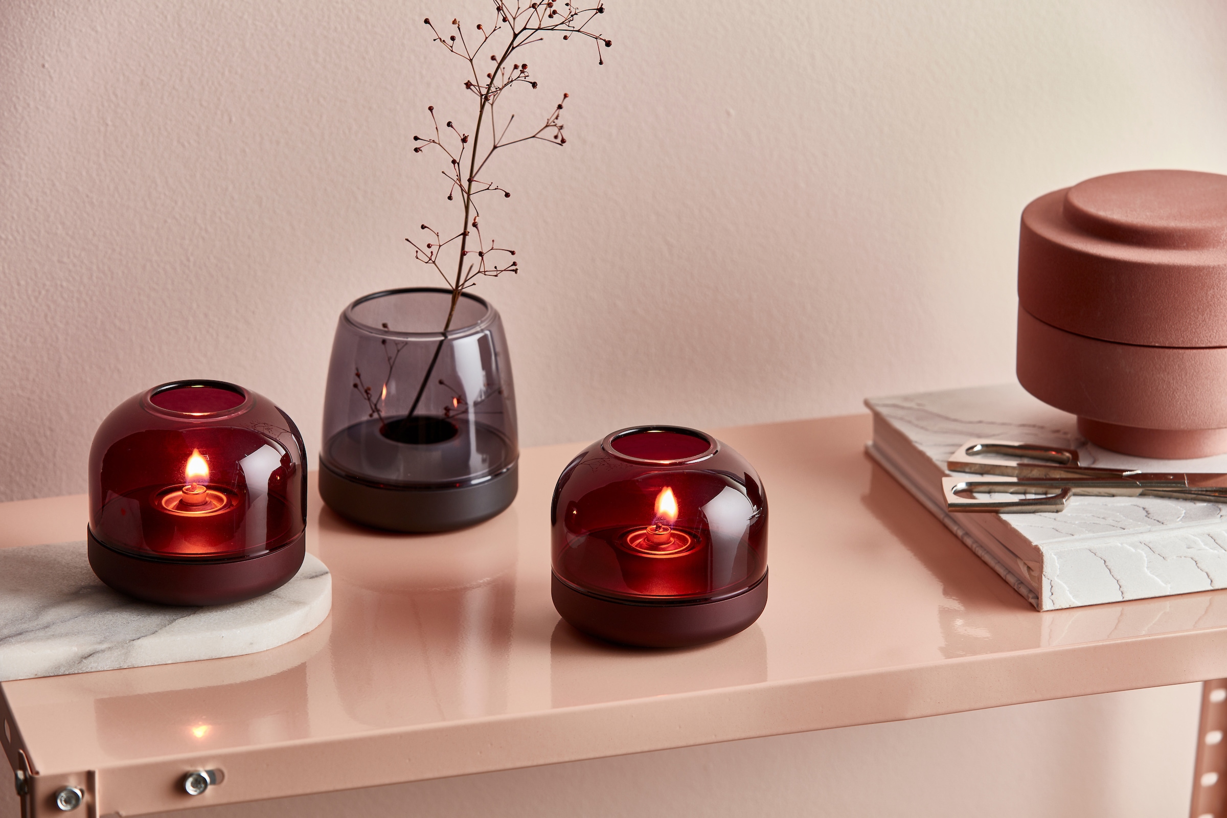 kooduu Dekolicht »Glow 10«, hochwertiges Aluminium Designer Windlicht