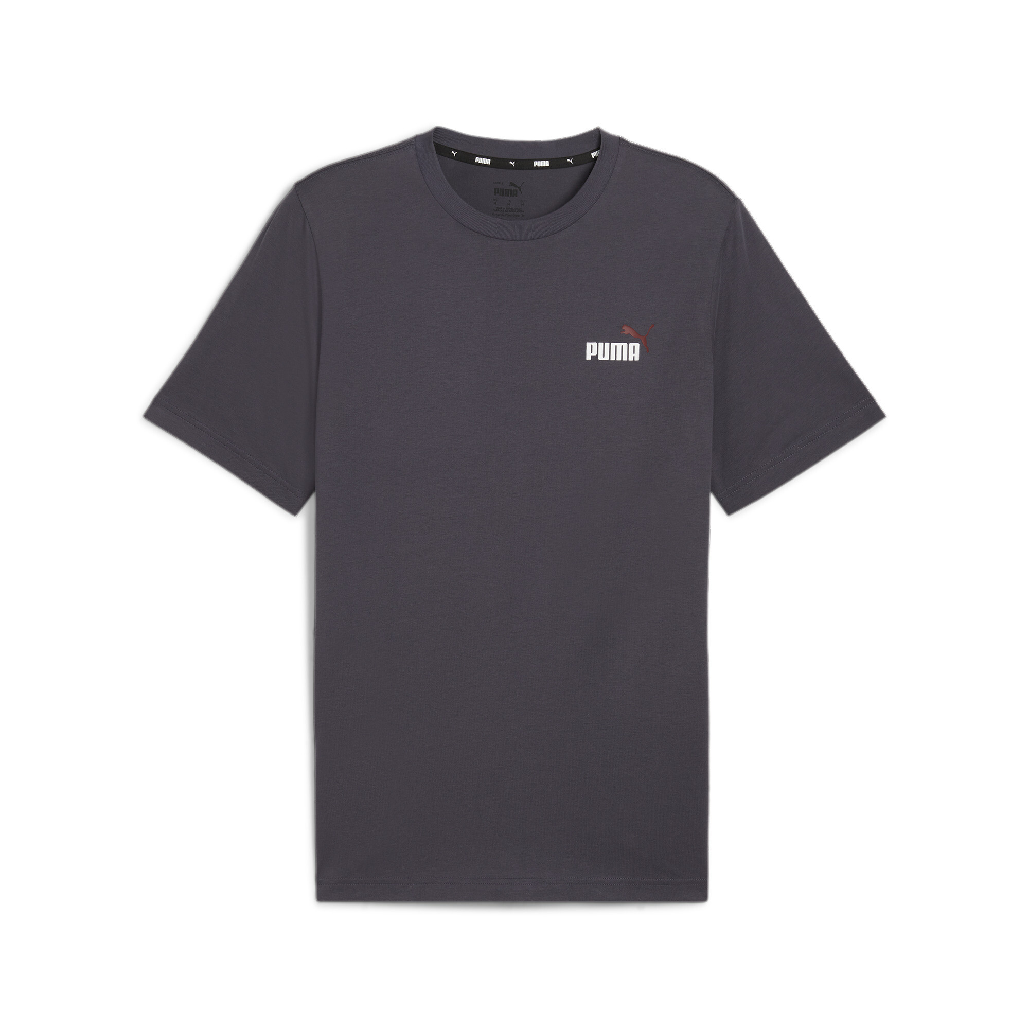 PUMA T-Shirt "Essentials+ zweifarbiges T-Shirt mit kleinem Logo Herren" günstig online kaufen