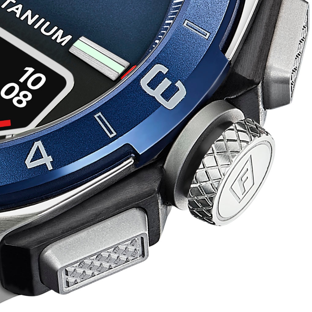 Festina Smartwatch »Connected D«, Armbanduhr, Herrenuhr, Titan, Silikonarmband)