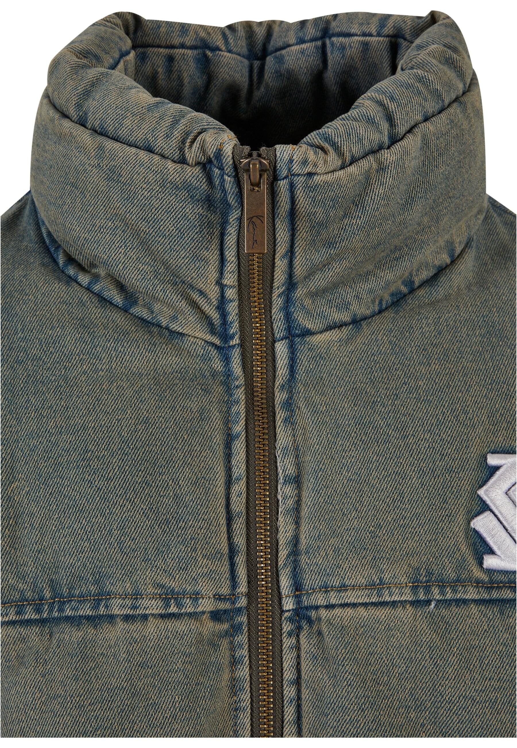 Karl Kani Winterjacke »Karl Kani Herren KM224-019-1 KK OG Denim Puffer Jacket«, (1 St.), ohne Kapuze