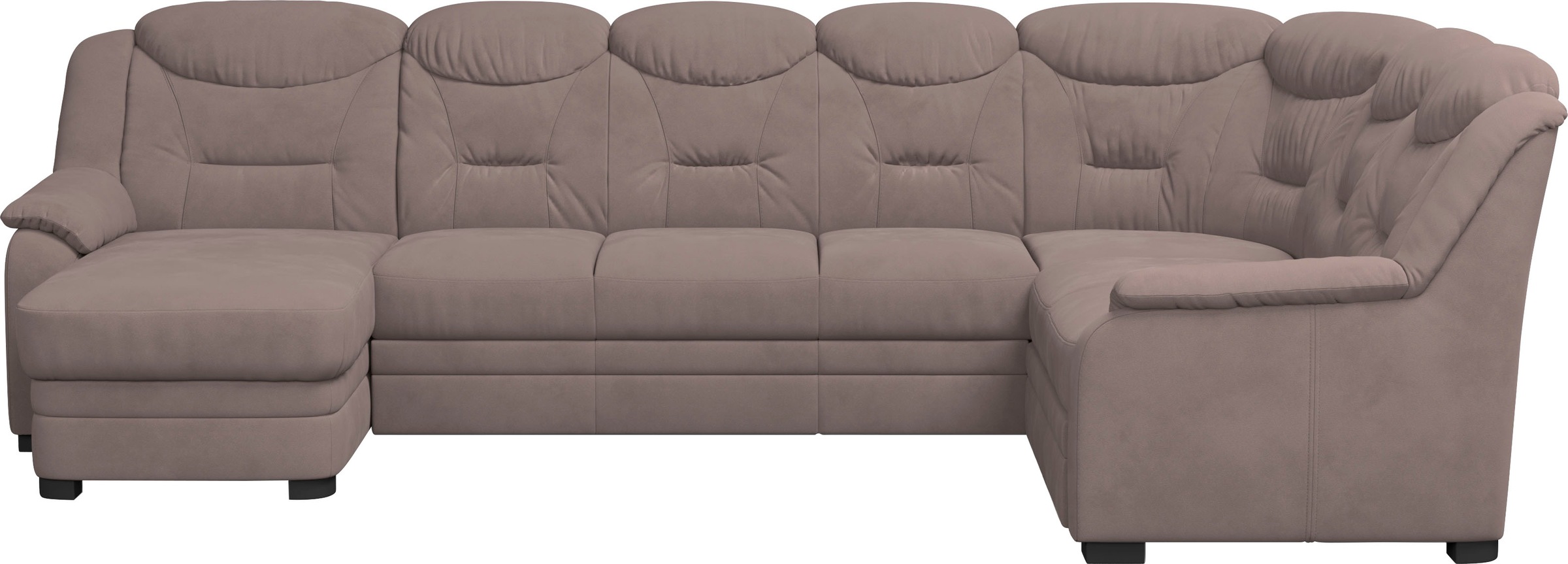 COTTA Wohnlandschaft »Marcus U-Form«, Bequeme Wohnlandschaft in klassischem Design mit hoher Rückenlehne