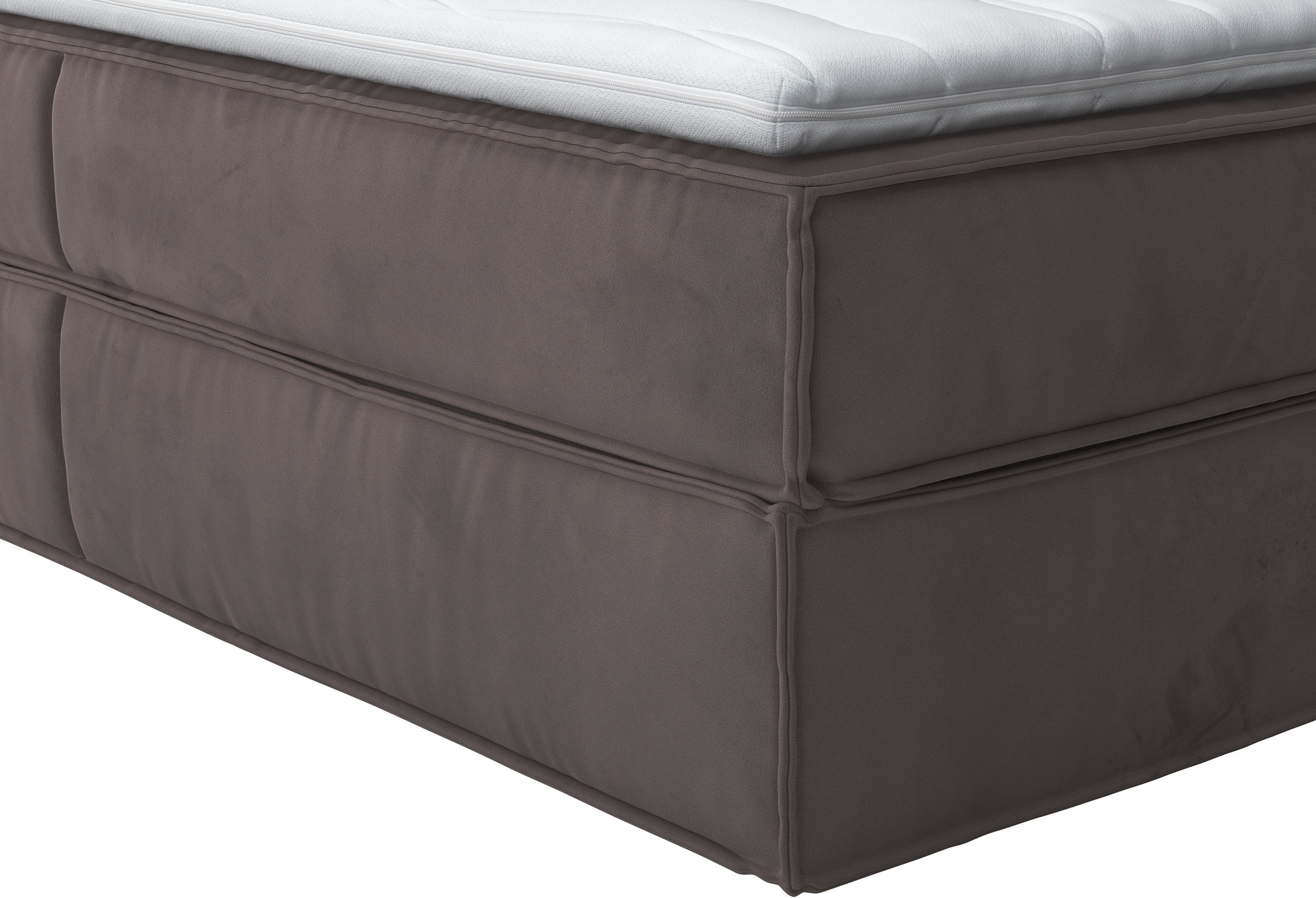 Home affaire Boxspringbett »Sacy«, Boxbett inkl. Topper, 2 Matratzen, Härtegrade H2, H3 und H4 wählbar