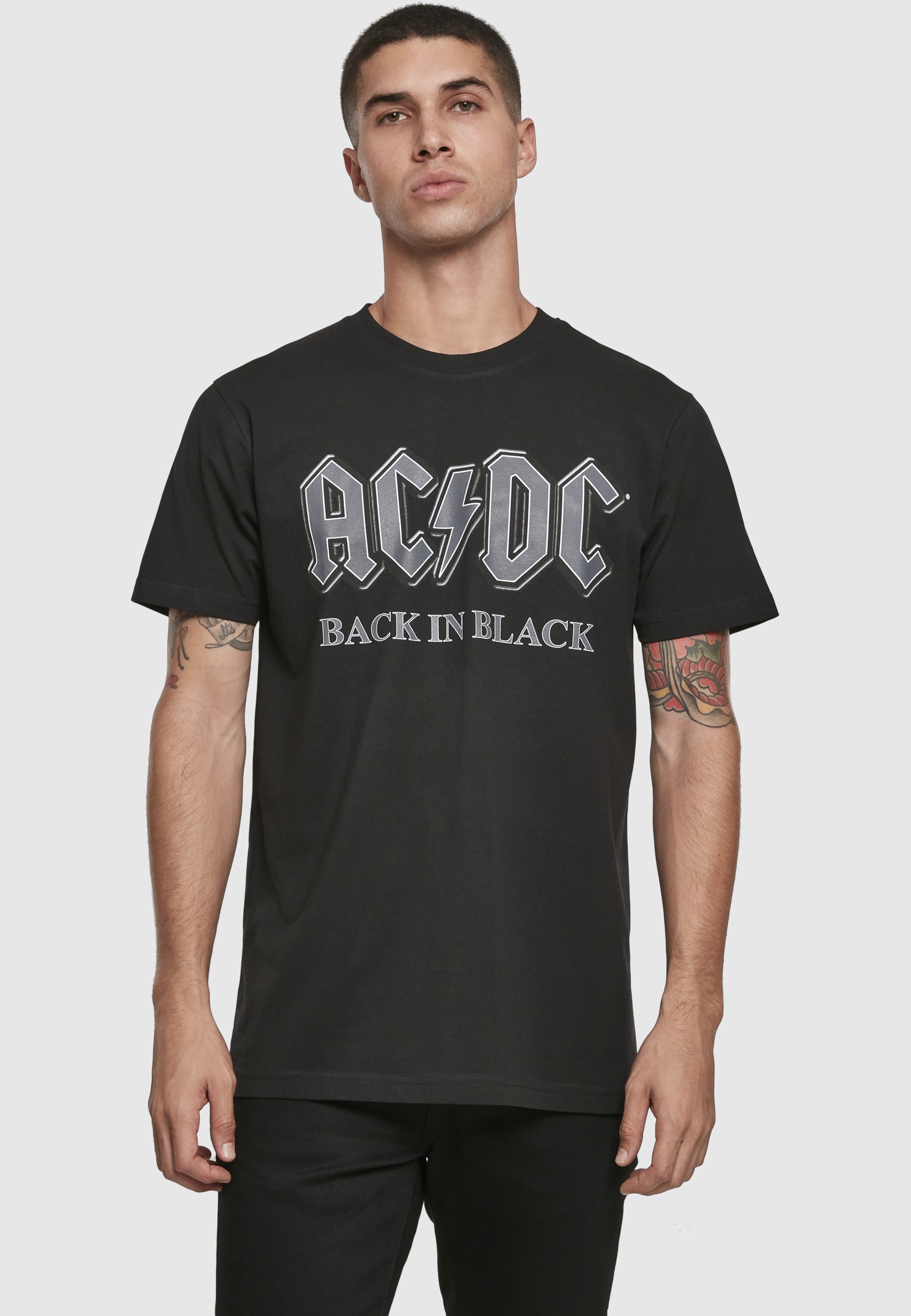 Merchcode T-Shirt »Merchcode Herren ACDC Back In Black Tee« 1 Stk.