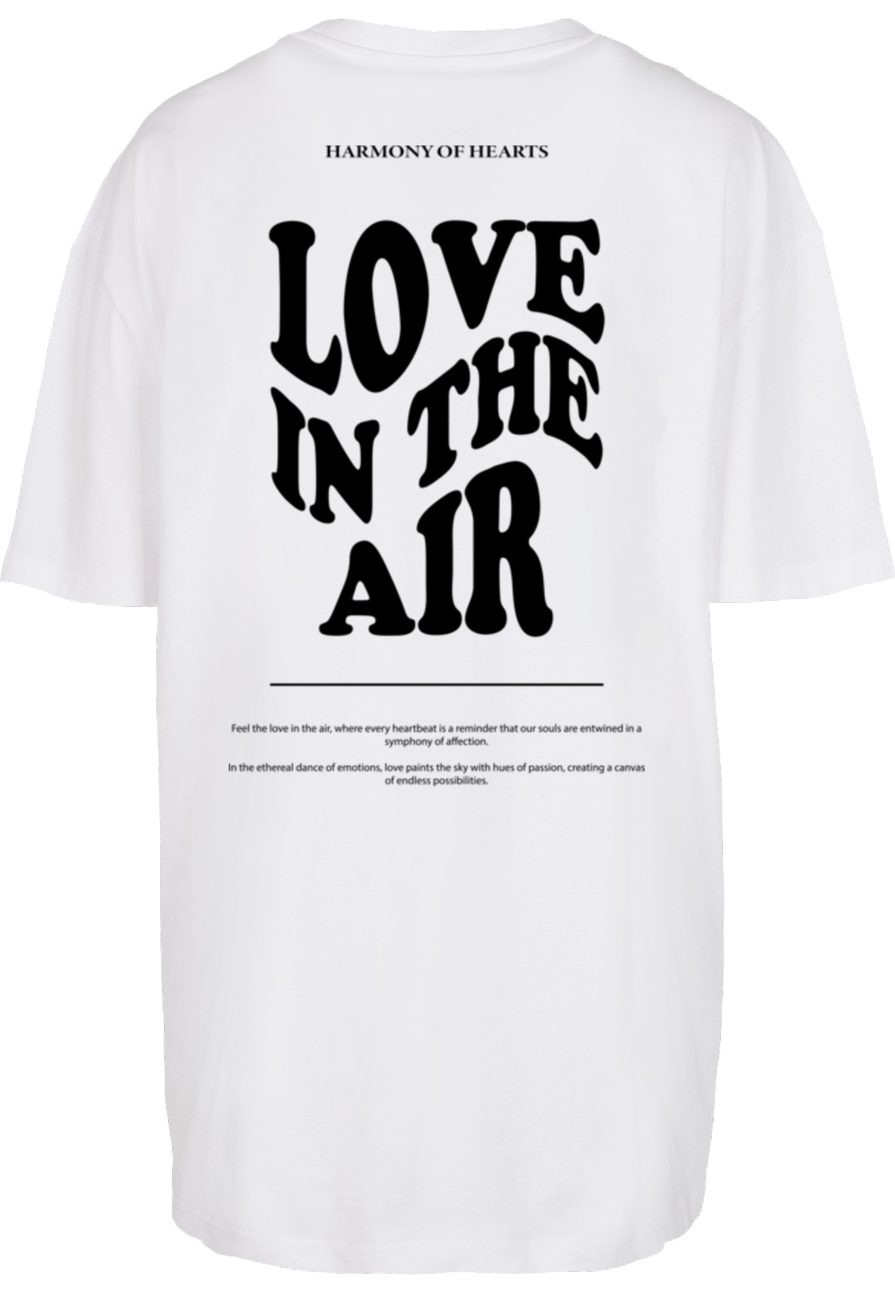 Merchcode T-Shirt »Merchcode Damen Ladies Love In The Air Oversized Boyfriend Tee« 1 Stk.