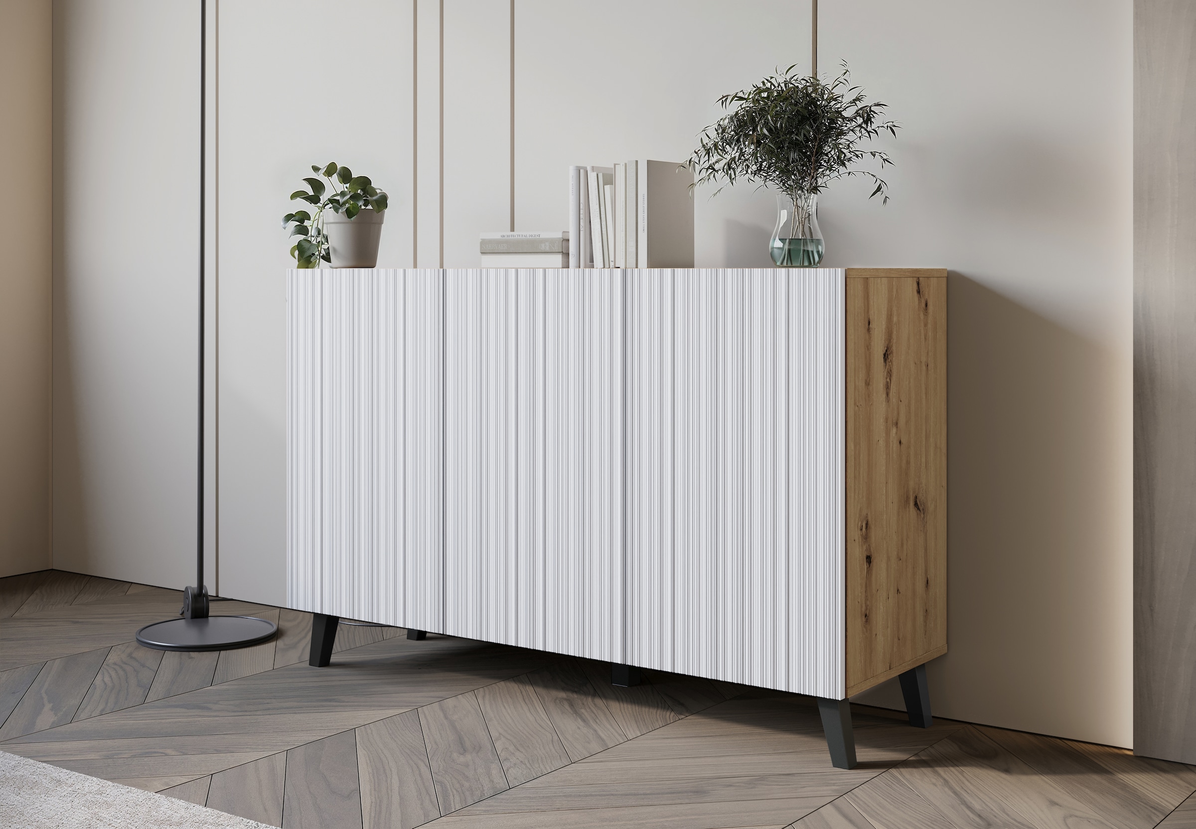 INOSIGN Sideboard "SIDEBOARD PHUKET", (1 St.), Modernes Sideboard mit 6 Fäc günstig online kaufen