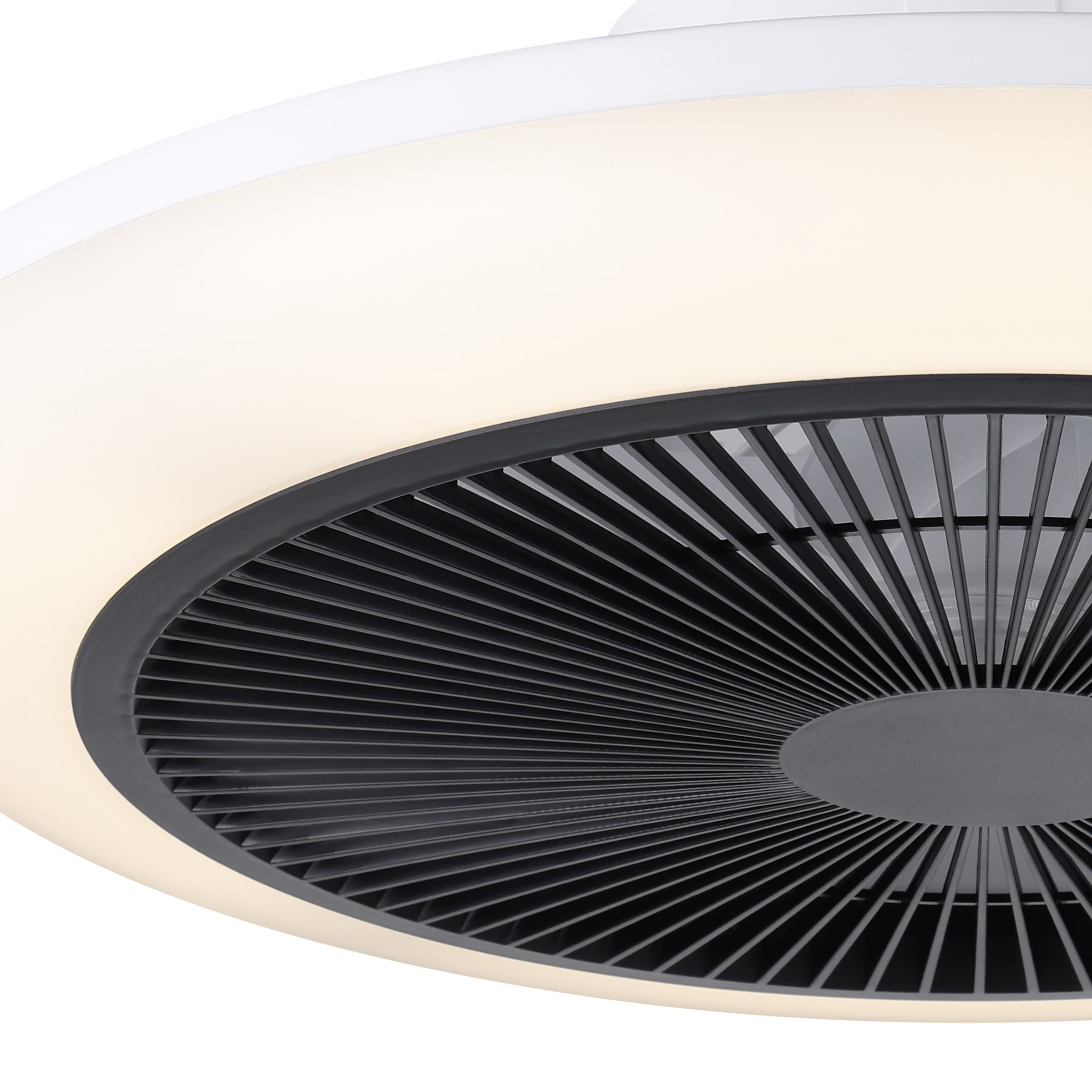 EGLO LED Deckenleuchte »SAYULITA 1 Leuchte und Ventilator - ABS - LED - 4X5,2W - IP20« LED-Modul 1 Stk. Kaltweiß | Neutralweiß | Warmweiß Ventilator mit Beleuchtung, H14,5 x Ø46 cm