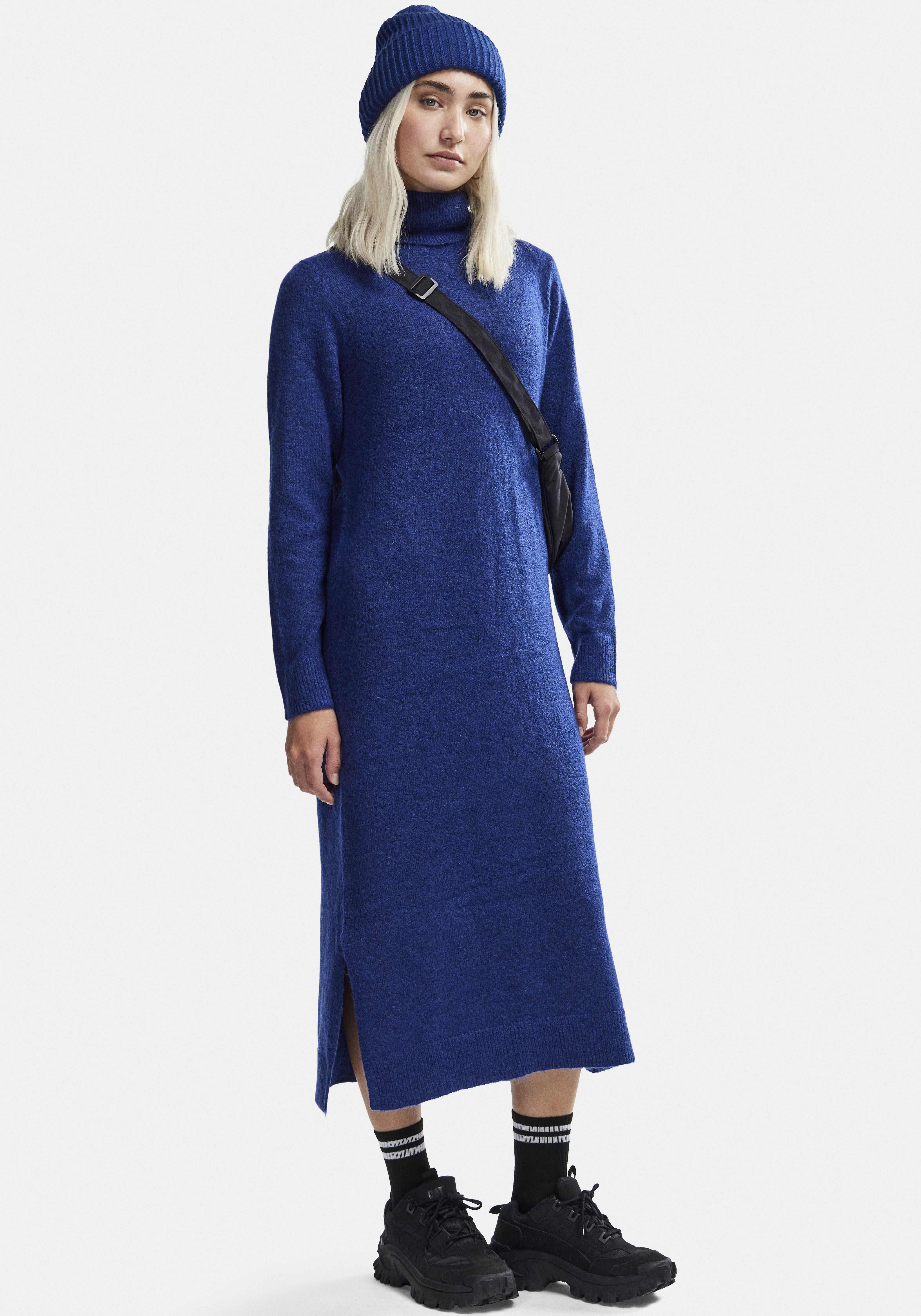 Pull Col Roulé Long PIECES Pour Femme - Tissu Léger Et Doux, Coupe Classique - Confort Parfait Pour Un Look élégant