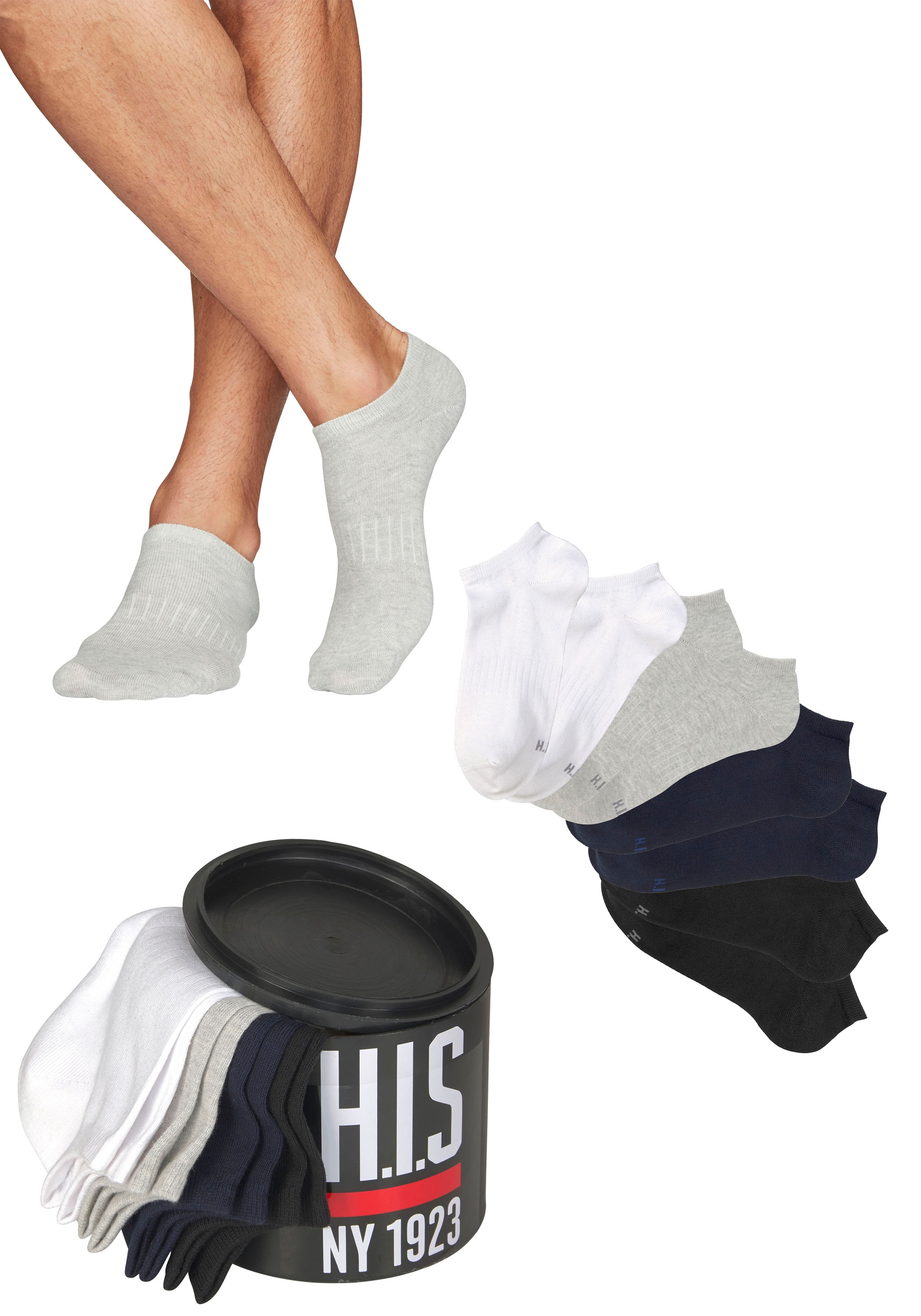 H.I.S Sneakersocken Dose, 8 Stk. tlg. in der Geschenkdose günstig online kaufen