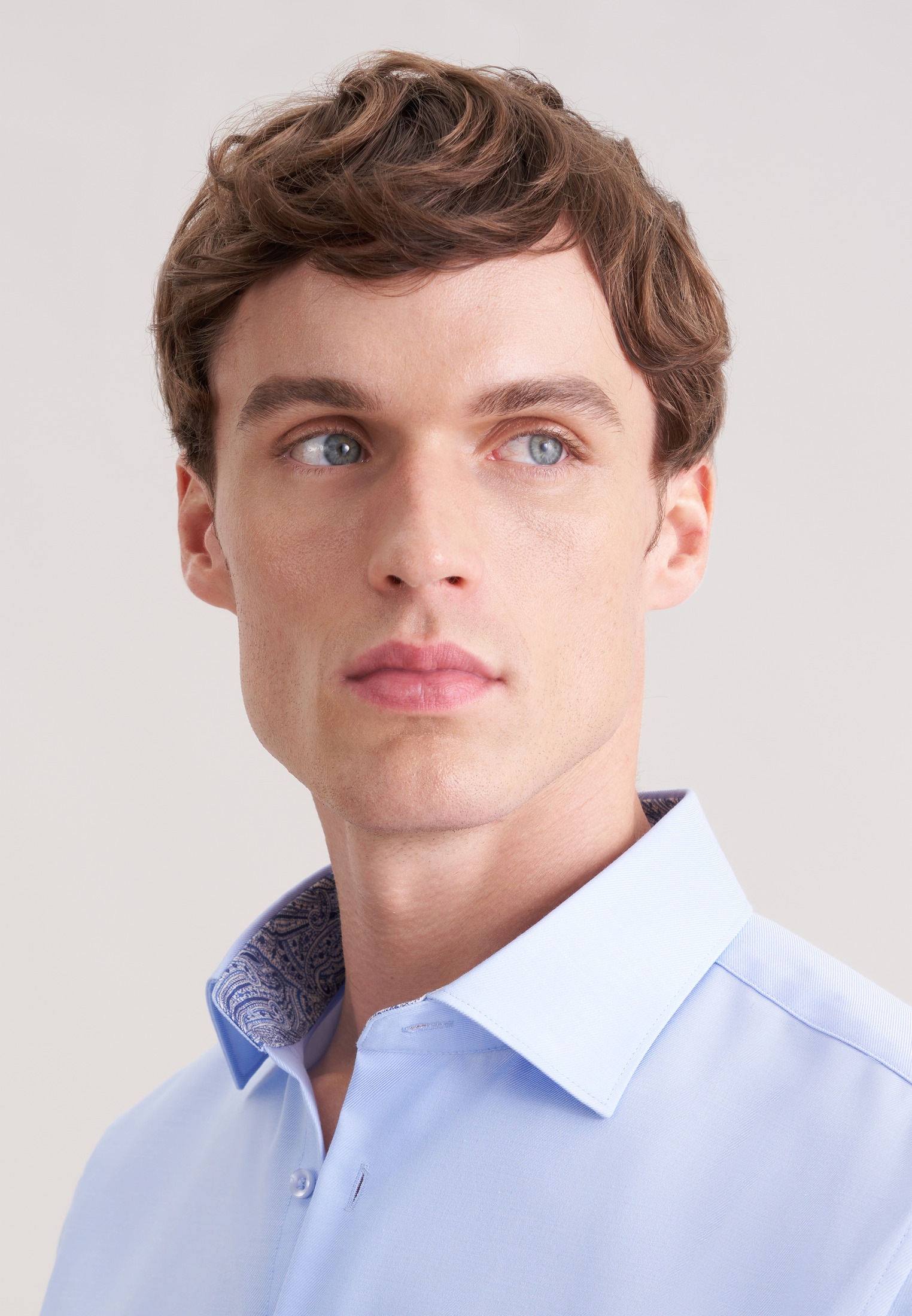 Seidensticker Schwarze Rose Men's Shirt Blue L 5