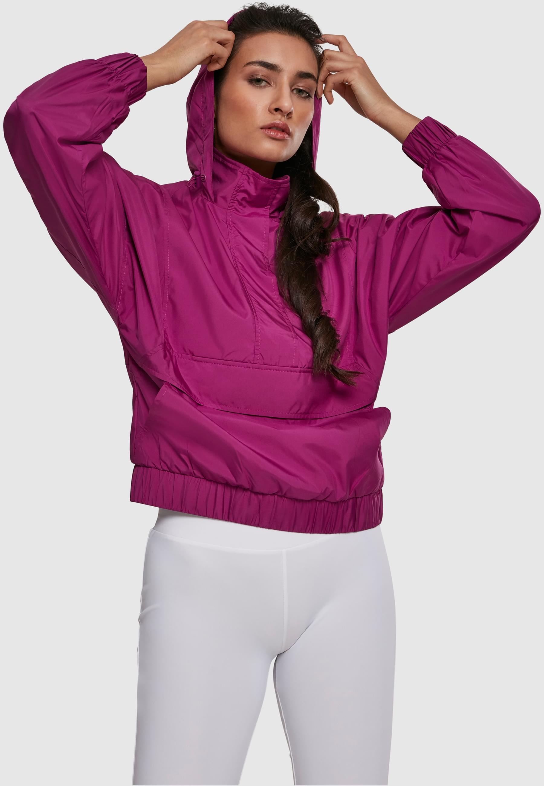URBAN CLASSICS Allwetterjacke »Urban Classics Damen Ladies Panel Pull Over Jacket«, (1 St.), ohne Kapuze