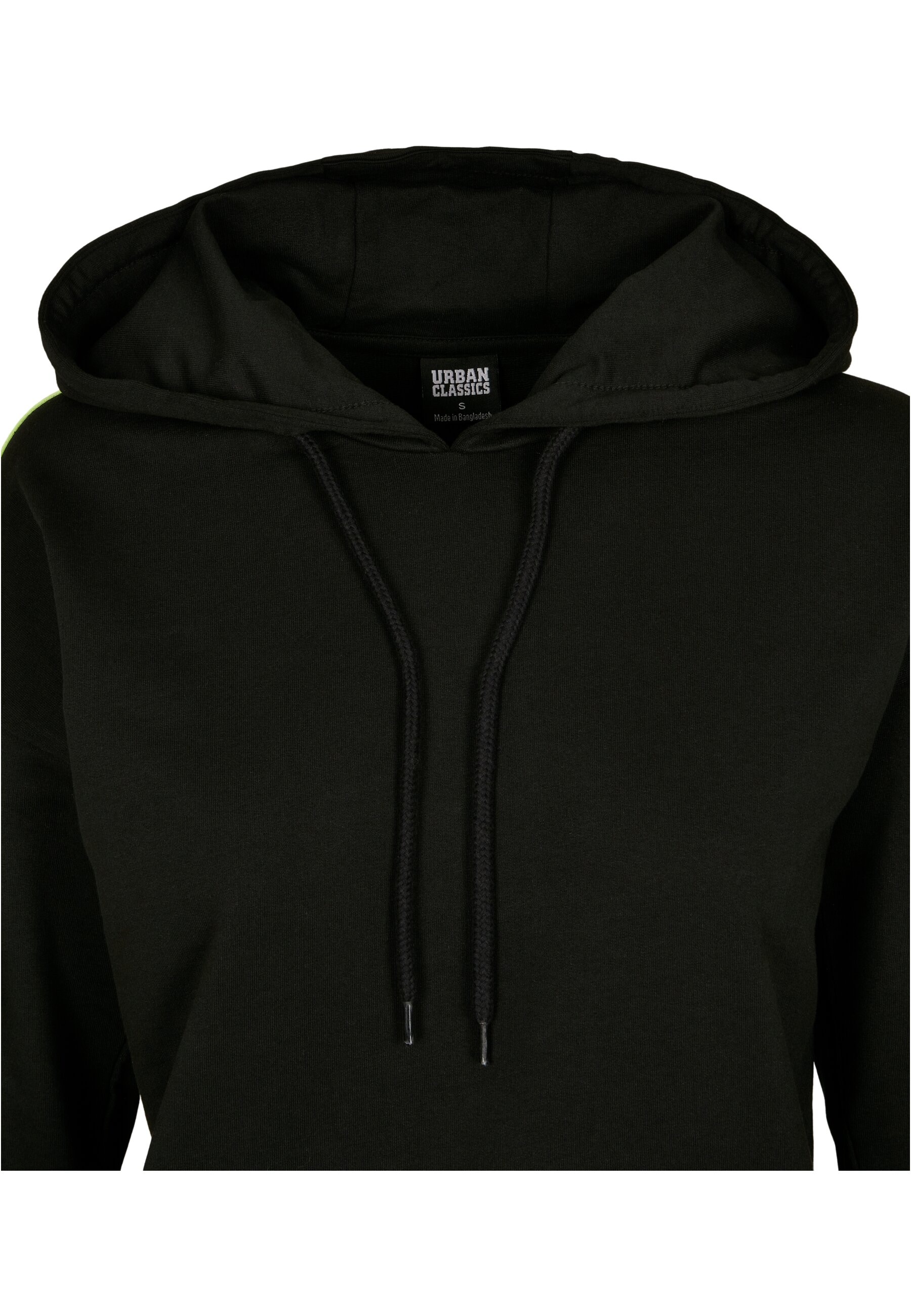 URBAN CLASSICS Kapuzenpullover »Urban Classics Damen Ladies Neon Shoulder Stripe Hoody«, (1 tlg.)