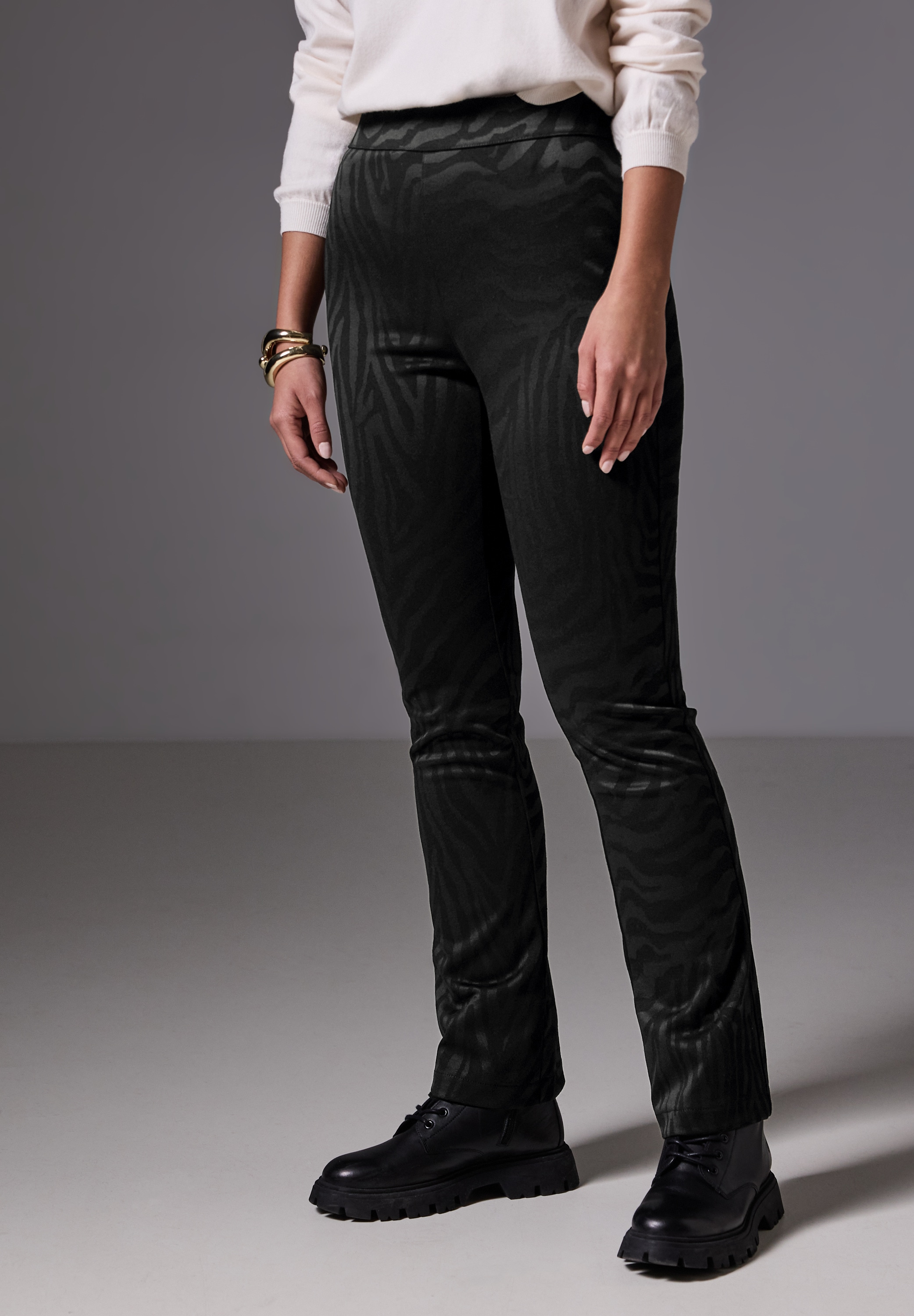 STREET ONE STUDIO Bootcuthose  High Waist