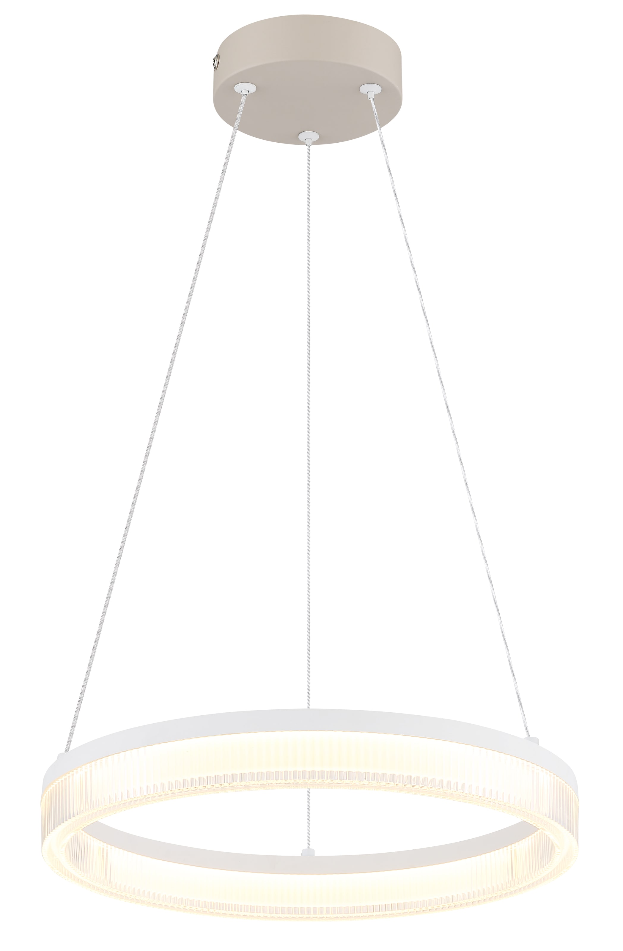 GLOBO LIGHTING Hängeleuchte "ZARA", sandfarben matt, 1, Ø 33cm H: 150cm, 1 Stk., Leuchten, LED Hängeleuchte für Esszimmer sandfarben, Hängeleuchte