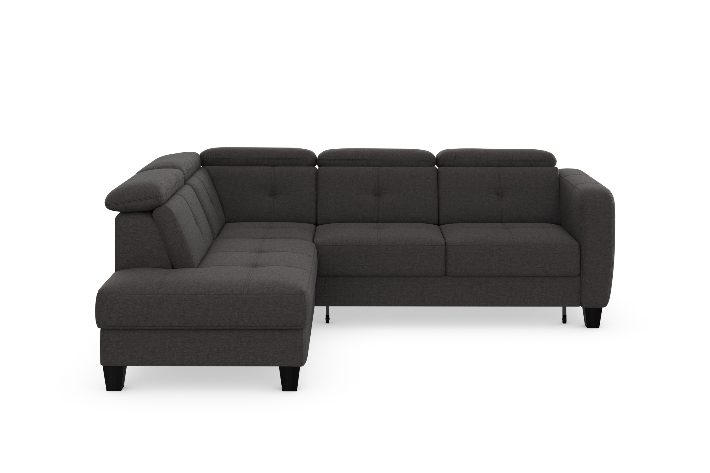 sit&more Ecksofa "Belluci L-Form", inklusive Federkern, wahlweise mit Bettf günstig online kaufen