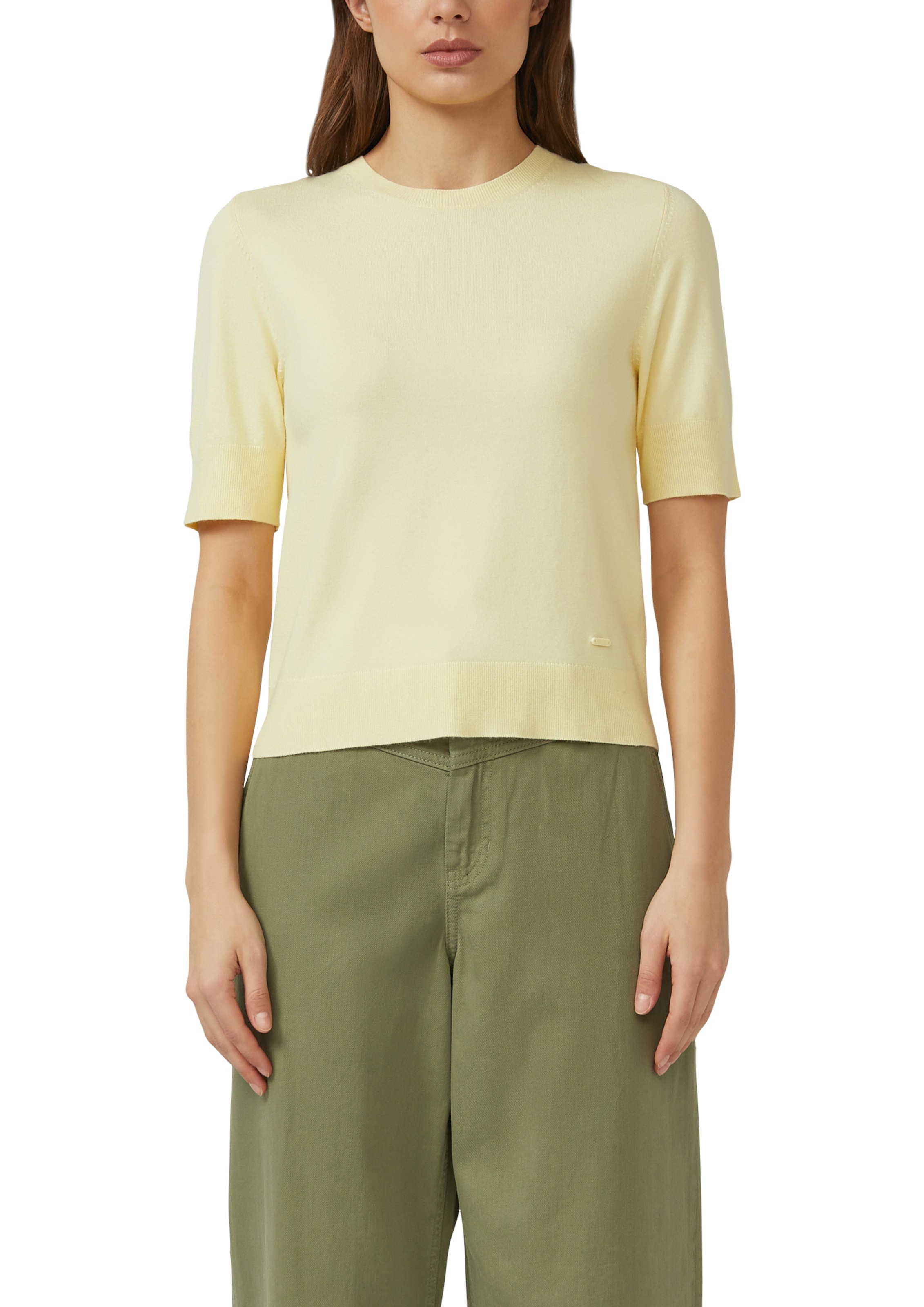 s.Oliver Strickpullover Halbarm-Strick mit Viskose günstig online kaufen