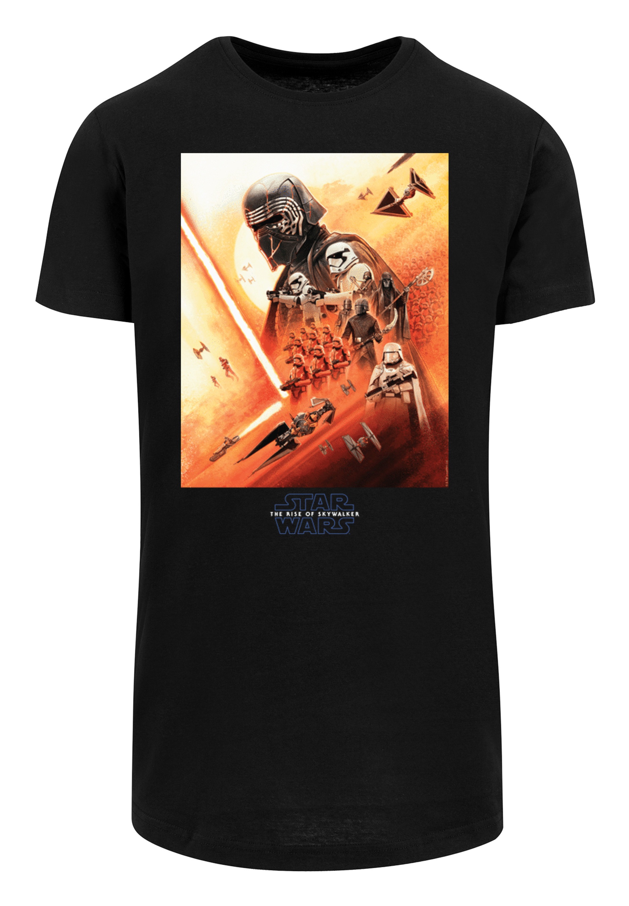 F4NT4STIC T-Shirt »Star Wars Rise Of Skywalker First Order Boys«, Herren,Premium Merch,Lang,Longshirt,Bedruckt