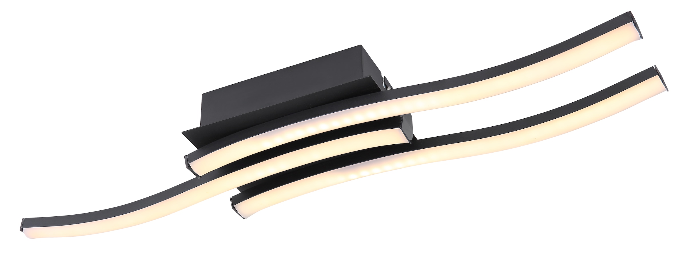 GLOBO LIGHTING LED Deckenleuchte »KASIMIR«, Leuchtmittel LED-Modul | LED fest integriert, Deckenlampe/Wohnzimmer/Schlafzimmer/modern