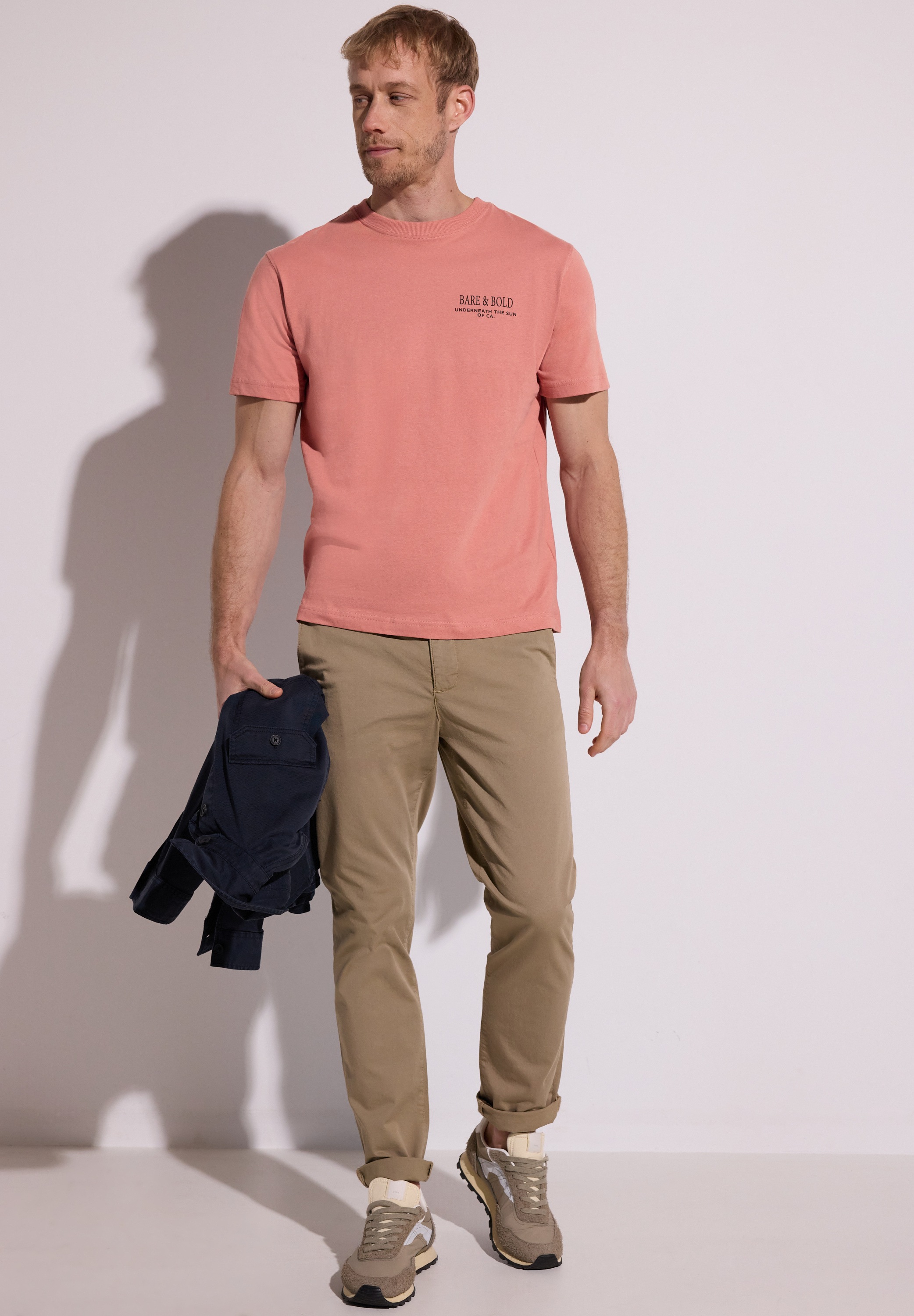 STREET ONE MEN T-Shirt mit Rundhalsausschnitt
