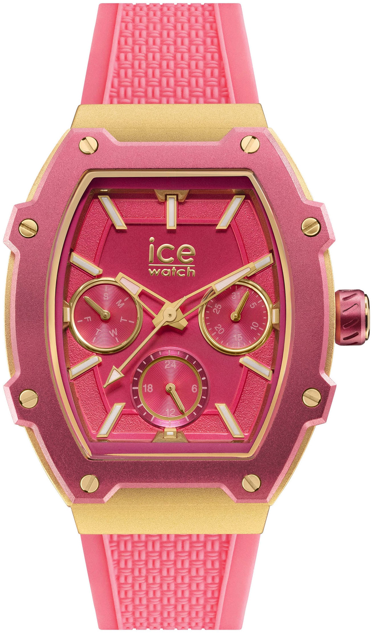 ice-watch Multifunktionsuhr »ICE boliday summer - Alu - Small - MT«, Quarzuhr, Armbanduhr, Damenuhr, Datum, 12/24-Stunden-Anzeige