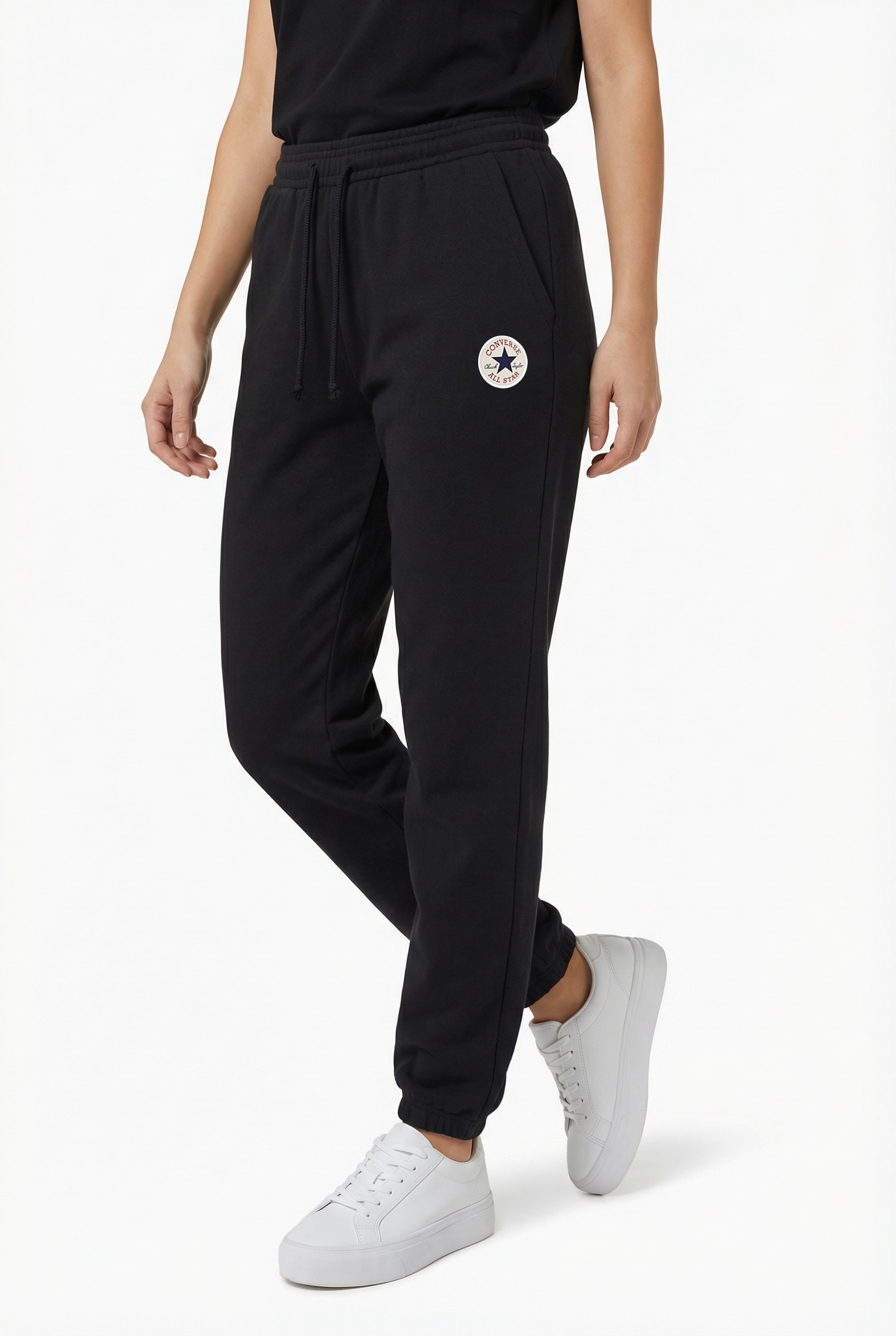 Converse Jogginghose "CHUCK PATCH JOGGER" für Erwachsene, aus Baumwolle und Polyester, sportlicher Stil