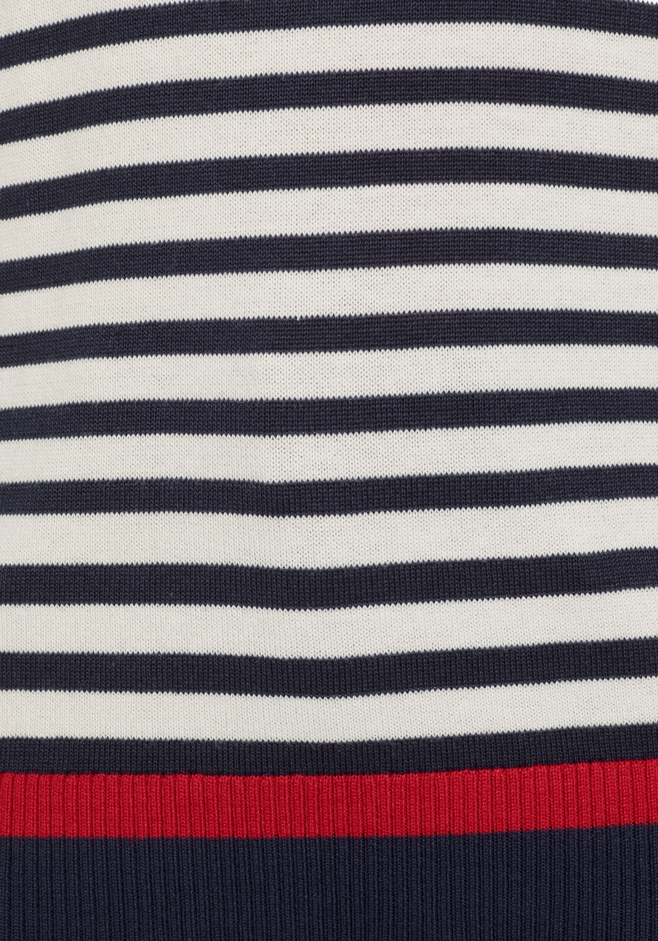 KangaROOS Streifenpullover, mit Ringelstreifen und herzlichem Logodruck