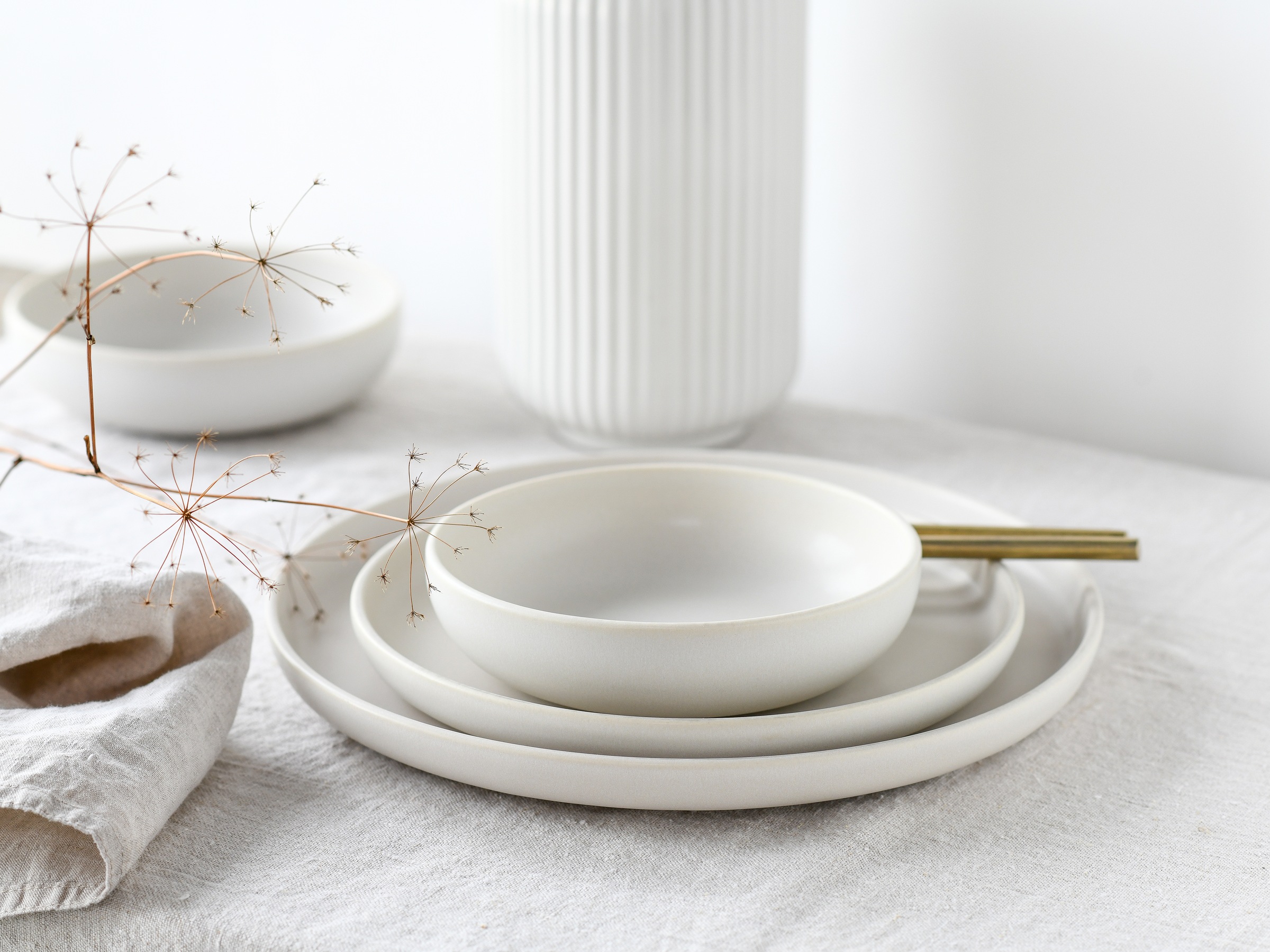 CreaTable Tafelservice "Uno" weiche, harmonisch ausbalancierte Form günstig online kaufen