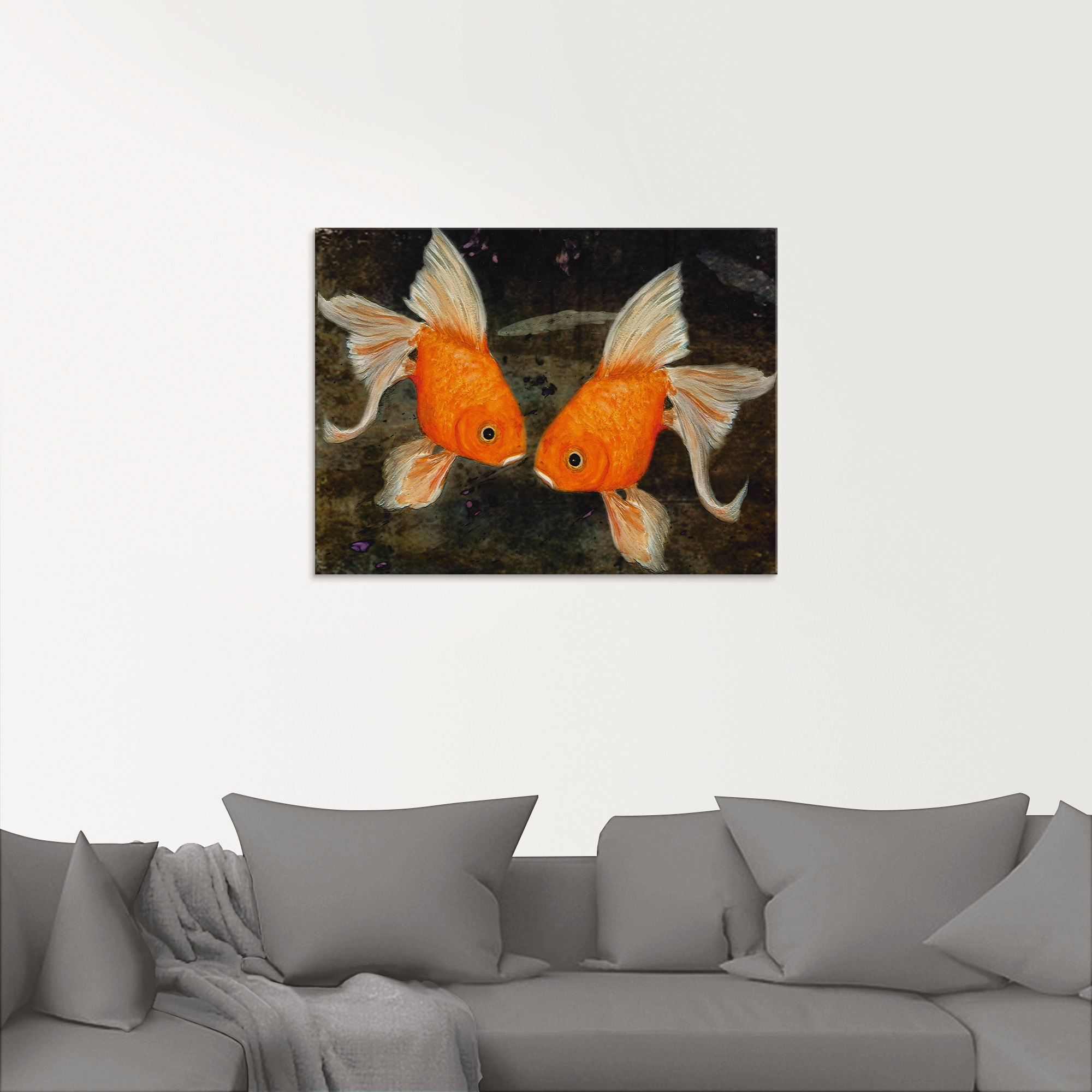 Artland Glasbild »Turtelfische«, Wassertiere, (1 St.), in verschiedenen Größen