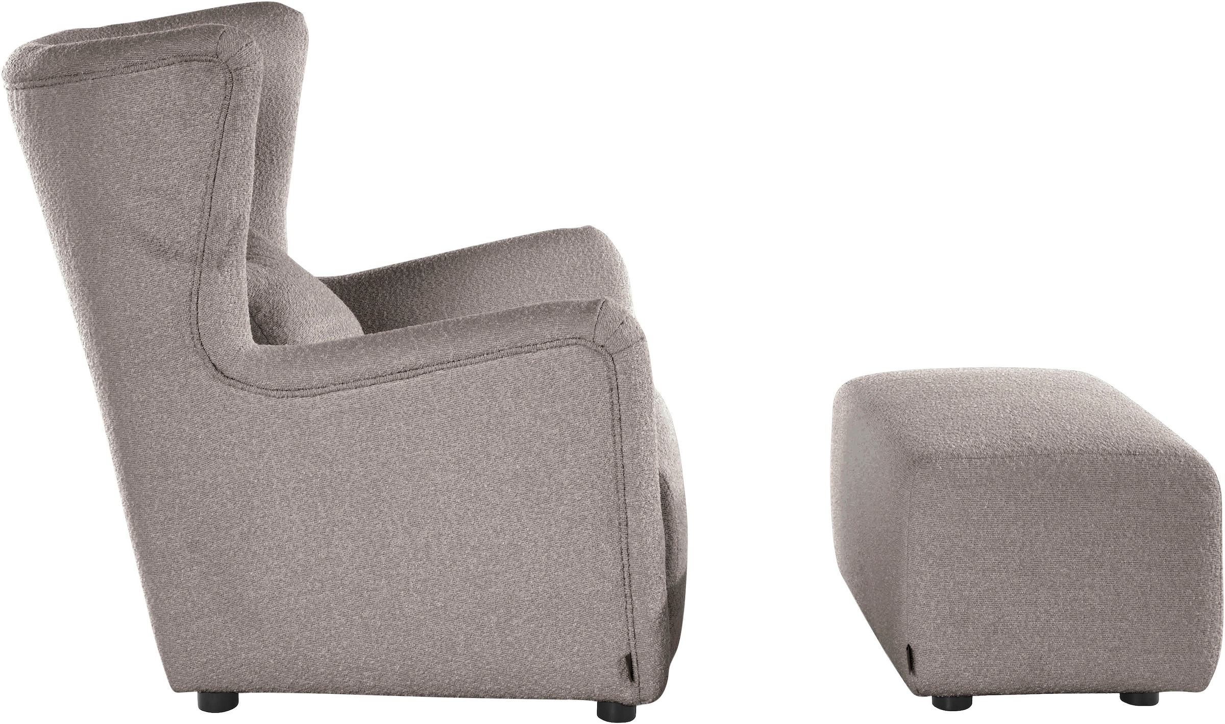 LeGer Home by Lena Gercke Ohrensessel »Levke Sessel«, wahlweise mit oder ohne Hocker