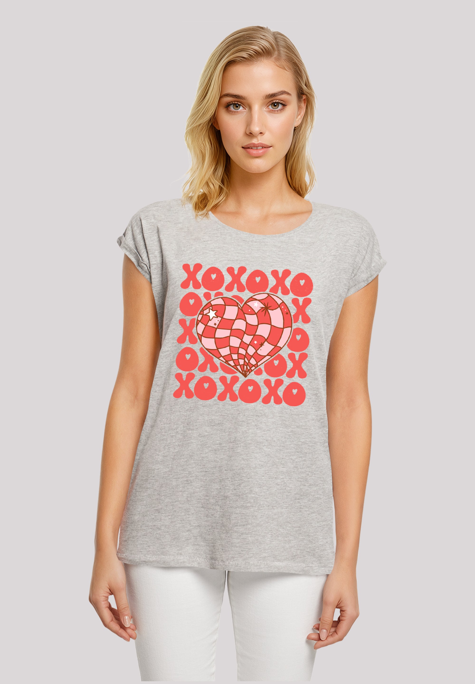 F4NT4STIC T-Shirt "XOXO Herz Love", Premium Qualität günstig online kaufen