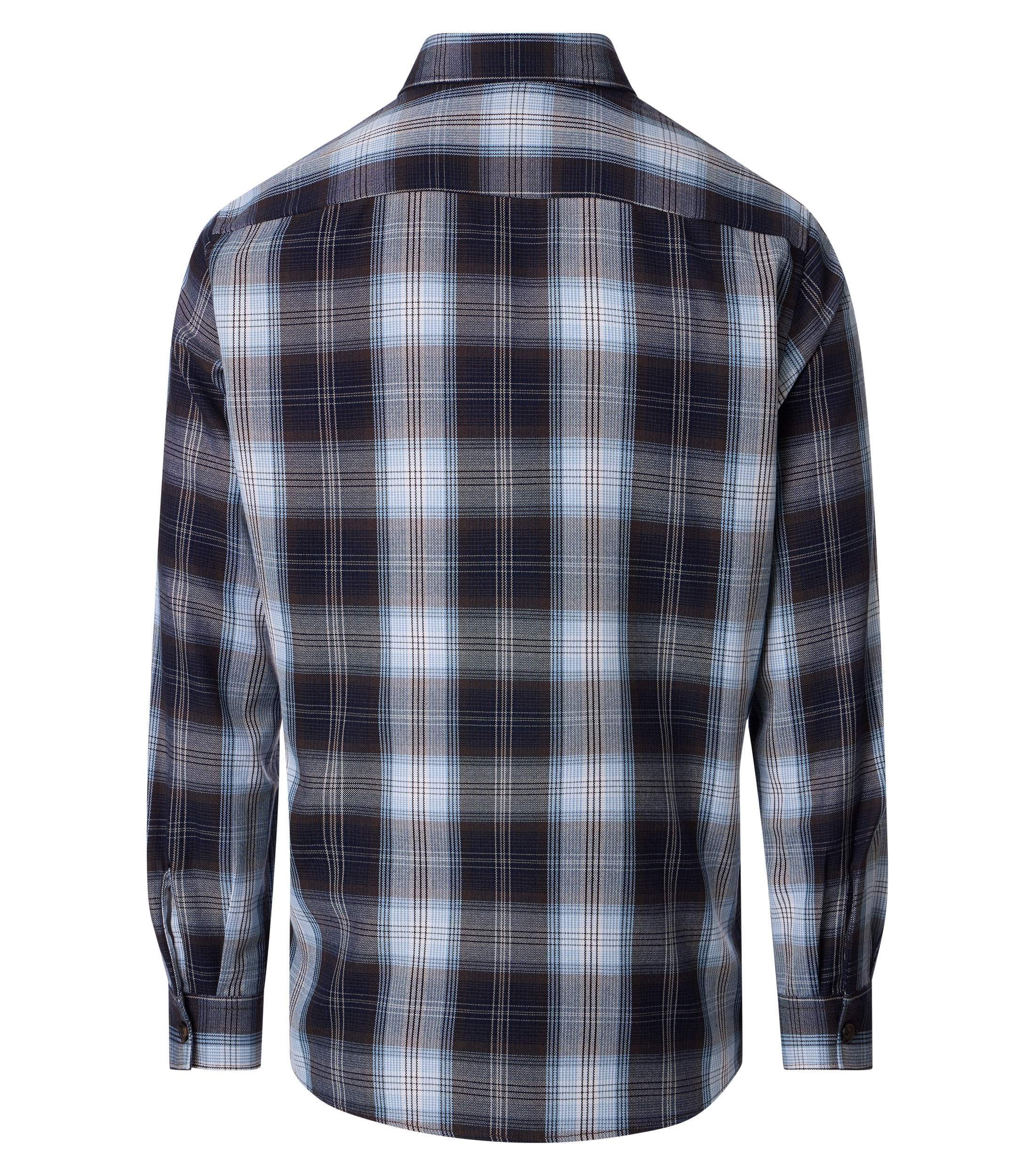 CASAMODA Langarmhemd "CASAMODA Hemdjacke kariert" günstig online kaufen