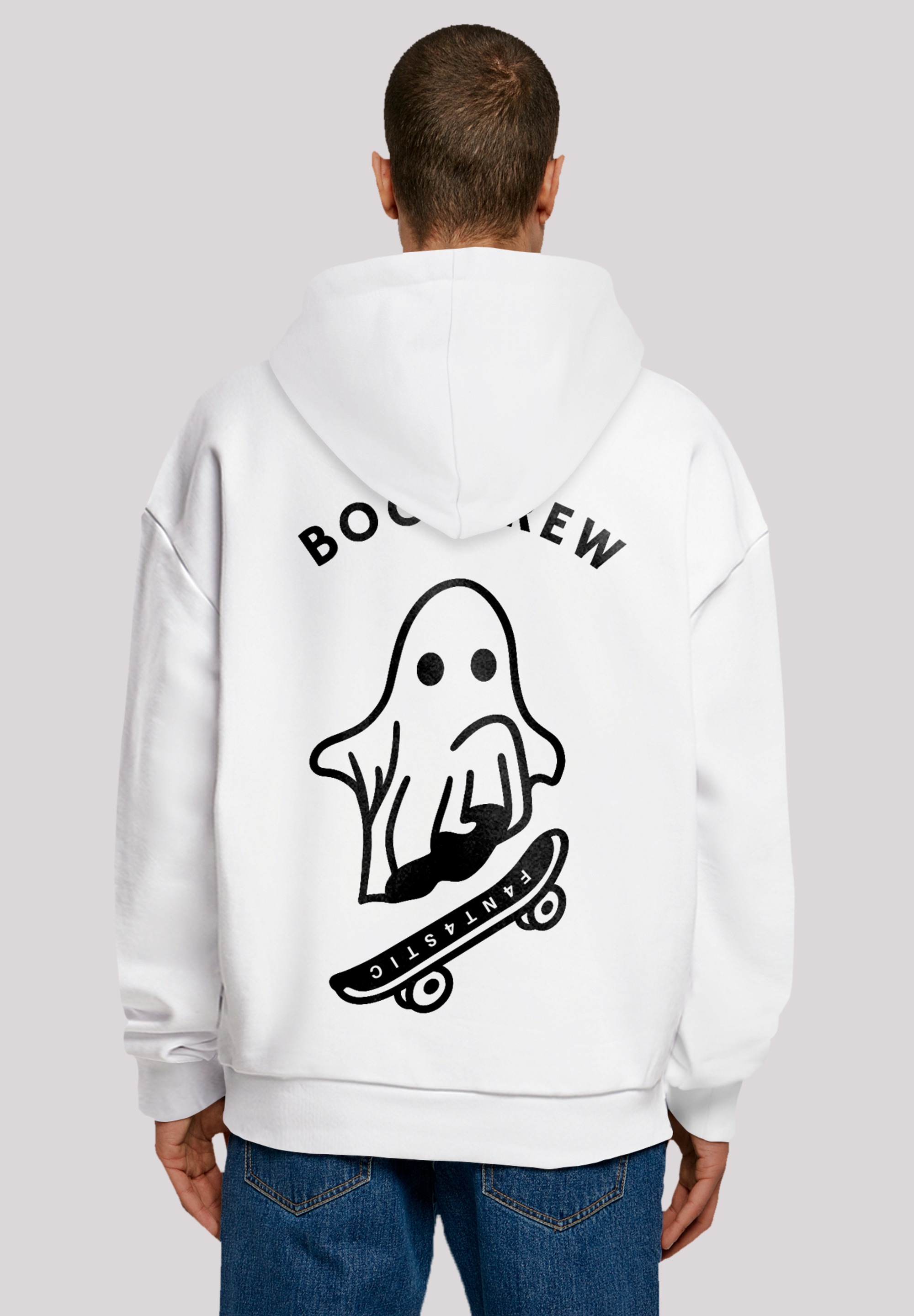 F4NT4STIC Kapuzenpullover "Boo Crew Halloween", Print