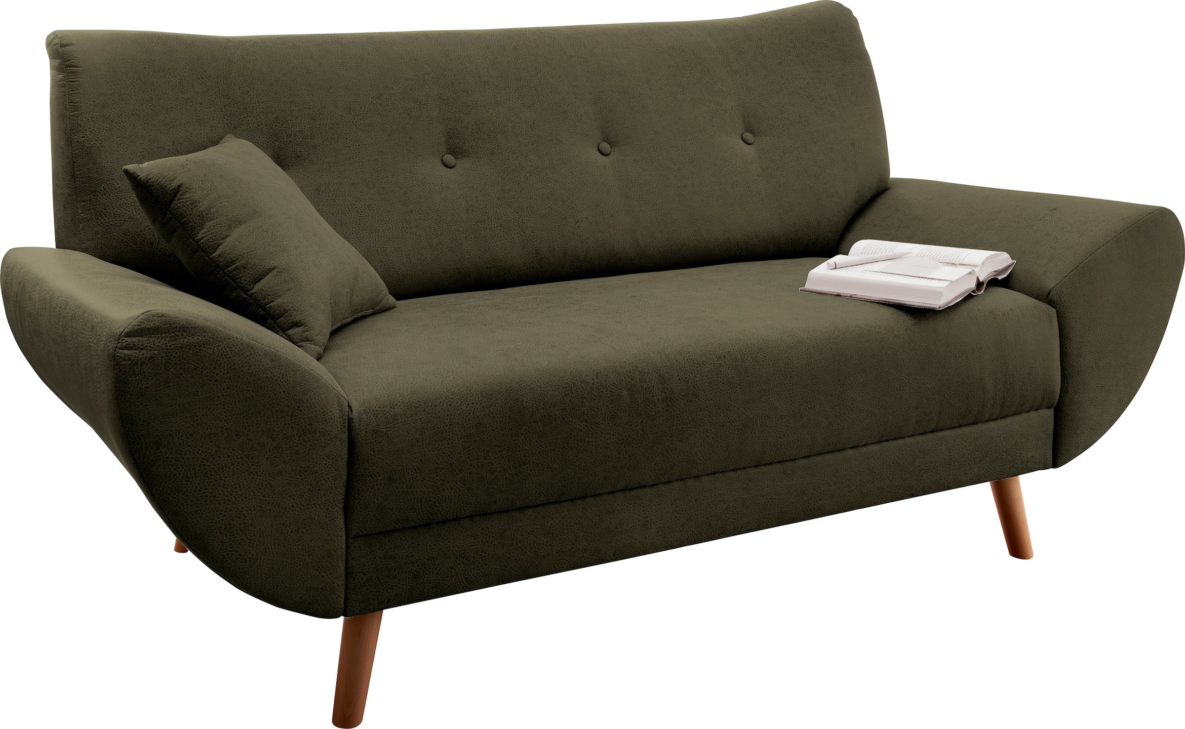 Home affaire 2-Sitzer "Basta, komfortable Wellenunterfederung, Breite 174cm"