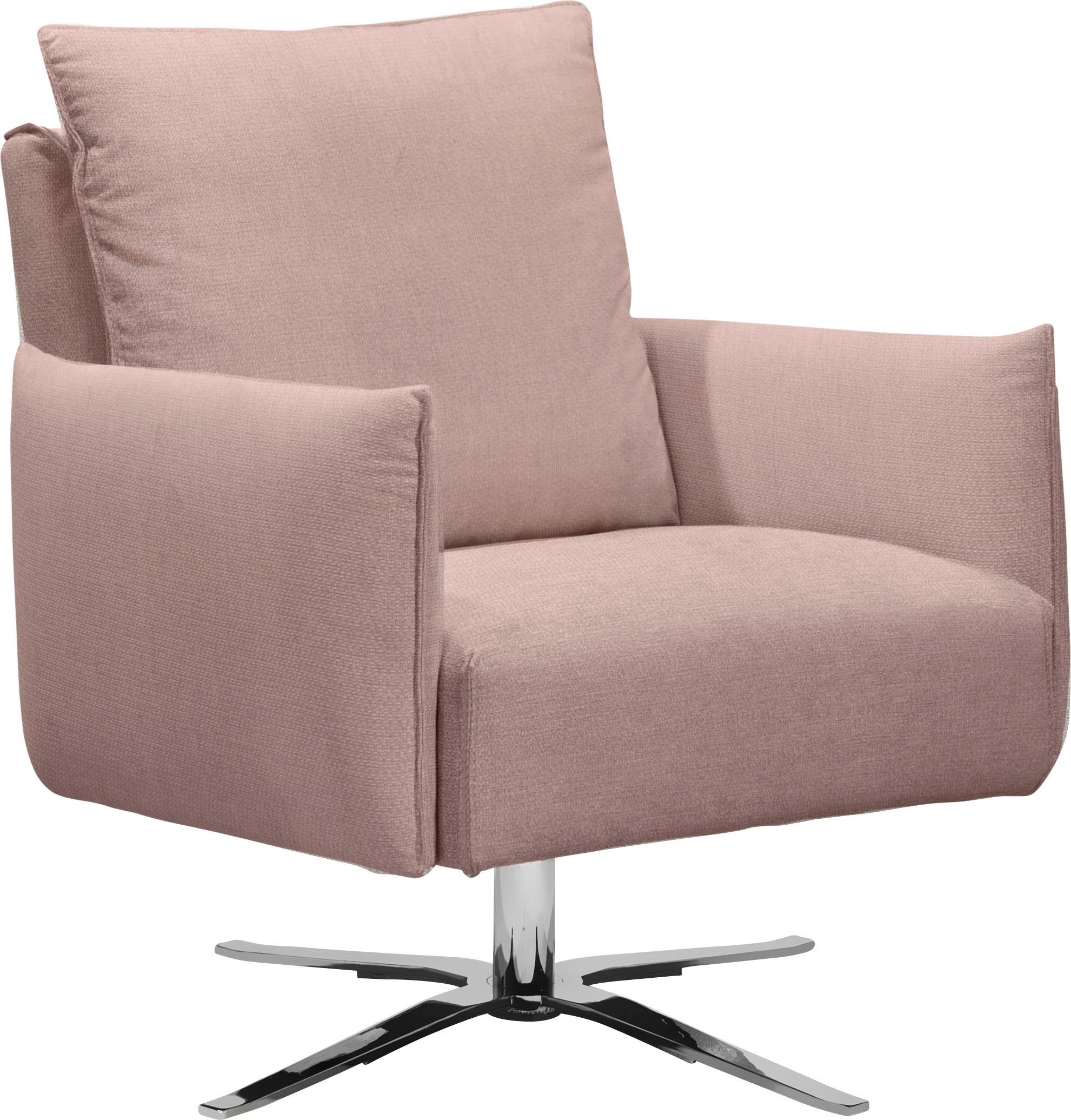 SCHÖNER WOHNEN-Kollektion Sessel »Lineo Drehsessel mit schmalen Armlehnen, bequem und elegant,«, Clubsessel, 360° drehbar