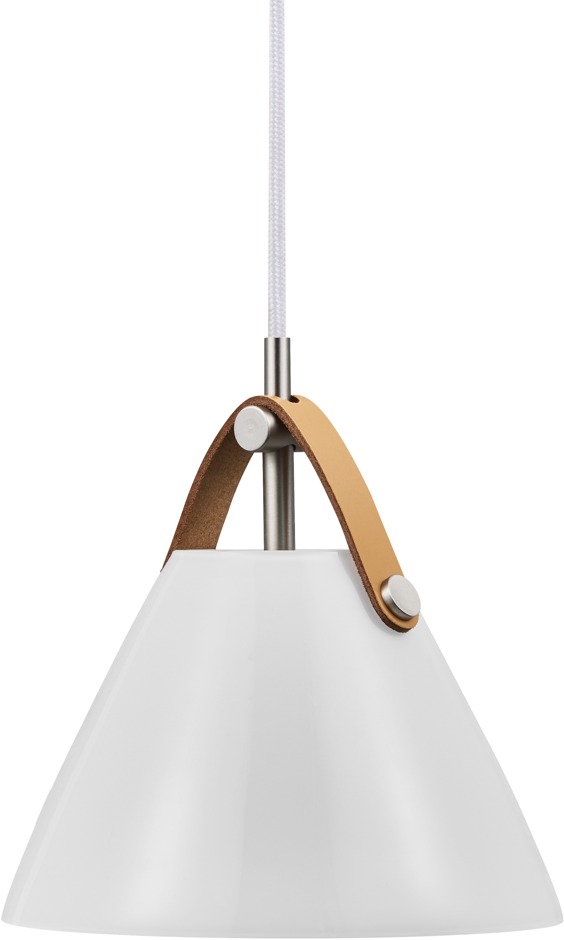 design for the people Tischleuchte STRAP, G9, Schirm aus Opal Glas