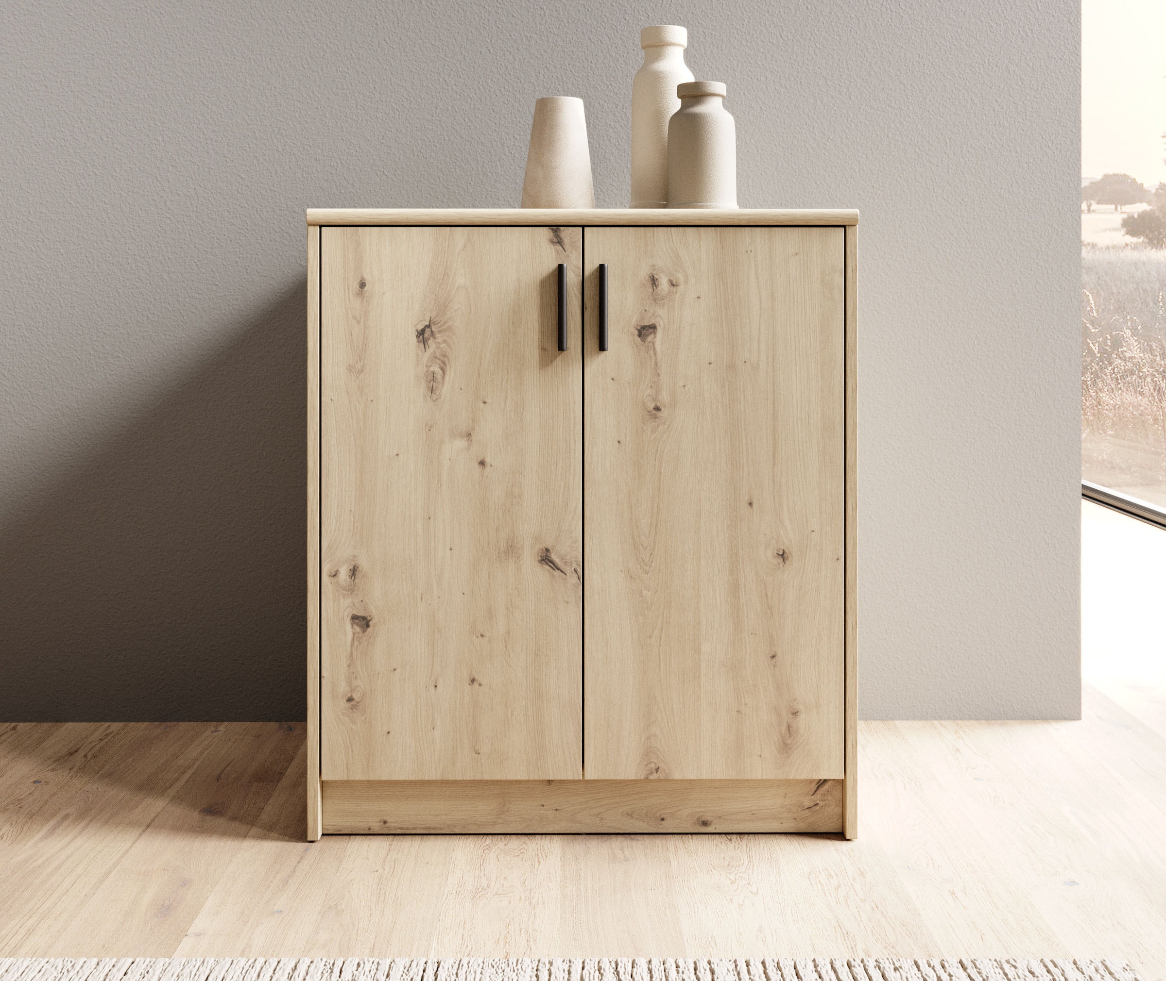 HBZ Sideboard "Nelly Kommode, BxHxT 74x86x50cm" 1 Stk. tlg. Breite 74cm, Ei günstig online kaufen