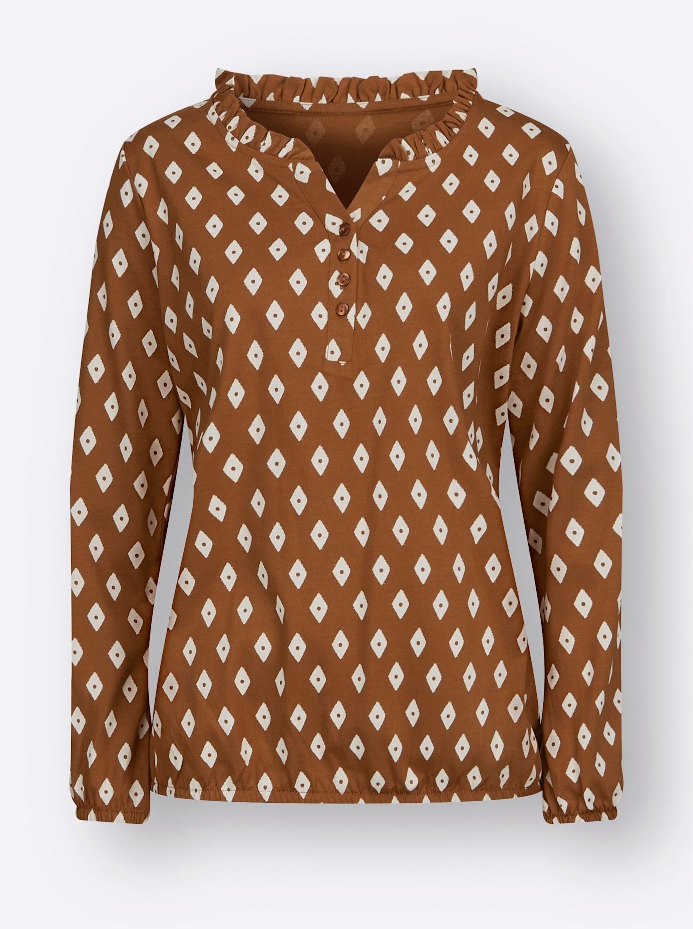 Thumbnail - Inspirationen Langarmshirt "Druck-Shirt" 1 Stk.