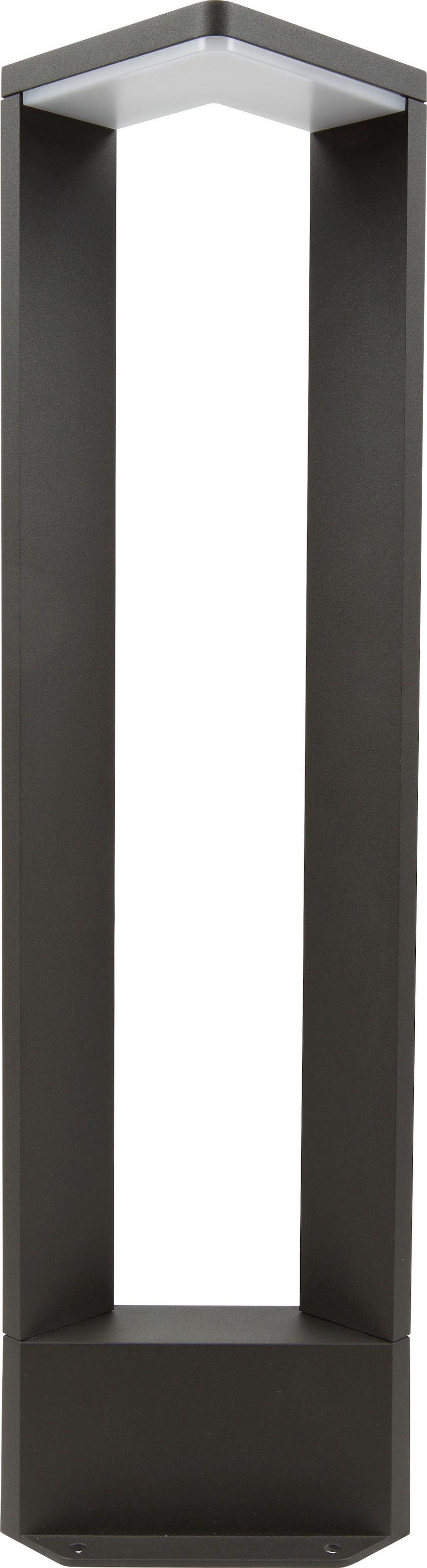 HEITRONIC Außen-Stehlampe "Bonita" LED-Board Warmweiß Pollerleuchte,Außenlampe,Lichtaustritt nach unten,hell 600 Lumen