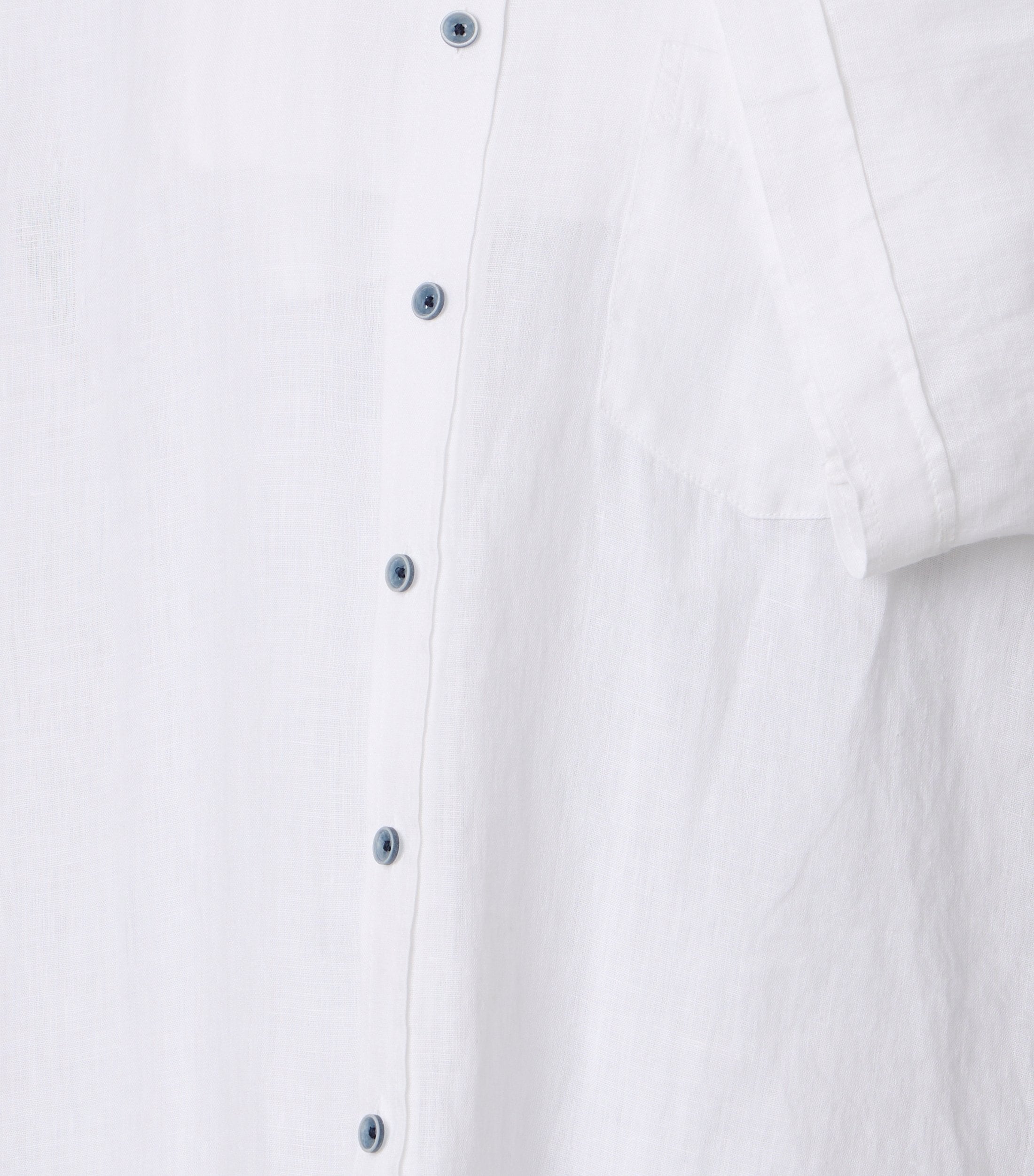 CASAMODA Kurzarmhemd »CASAMODA Leinenhemd Kurzarm uni«