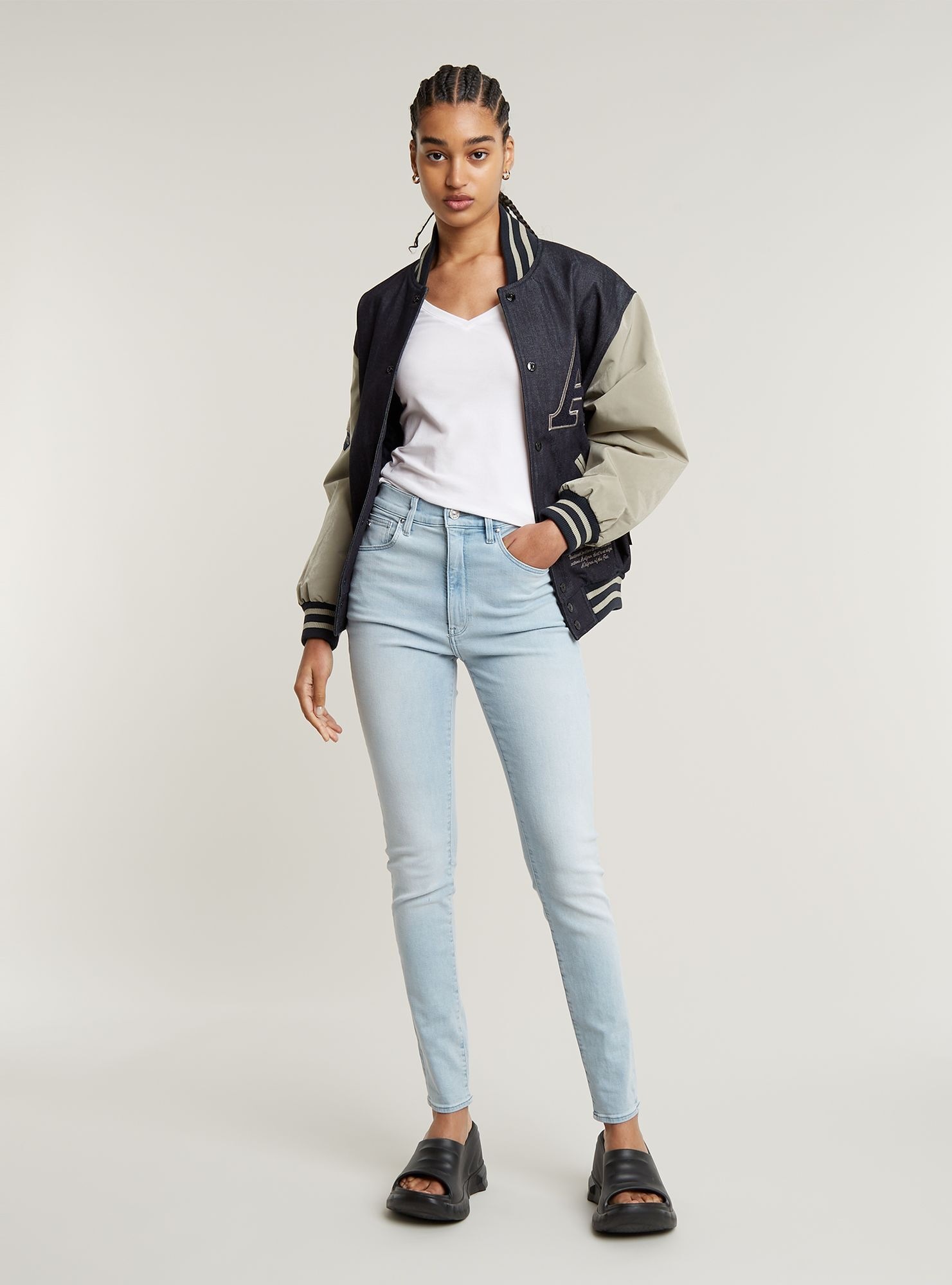 G-STAR T-Shirt »Base V-Neck Cap Top«