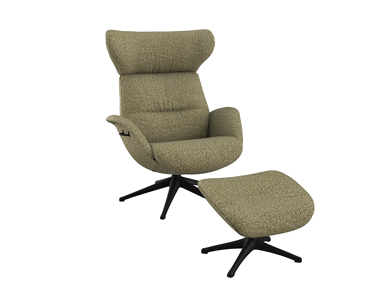 FLEXLUX Relaxsessel "Fernsehsessel More, ergonomisch, drehbar, robuster Fuß günstig online kaufen