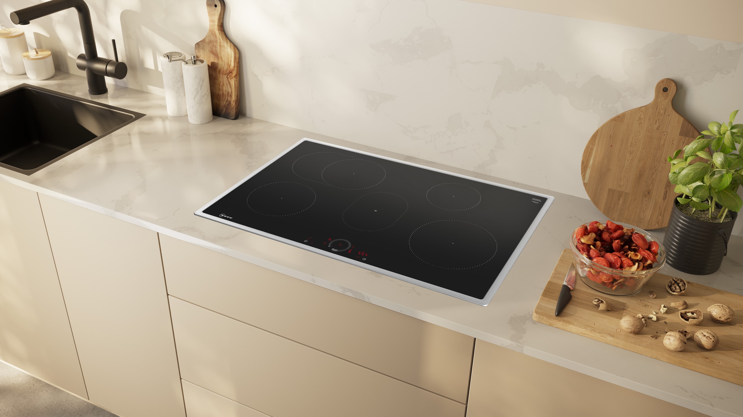 NEFF Backofen-Set »B2CCG6AK3«, mit Teleskopauszug nachrüstbar, Pyrolyse-Selbstreinigung, mit pyrolytischer Selbstreinigung