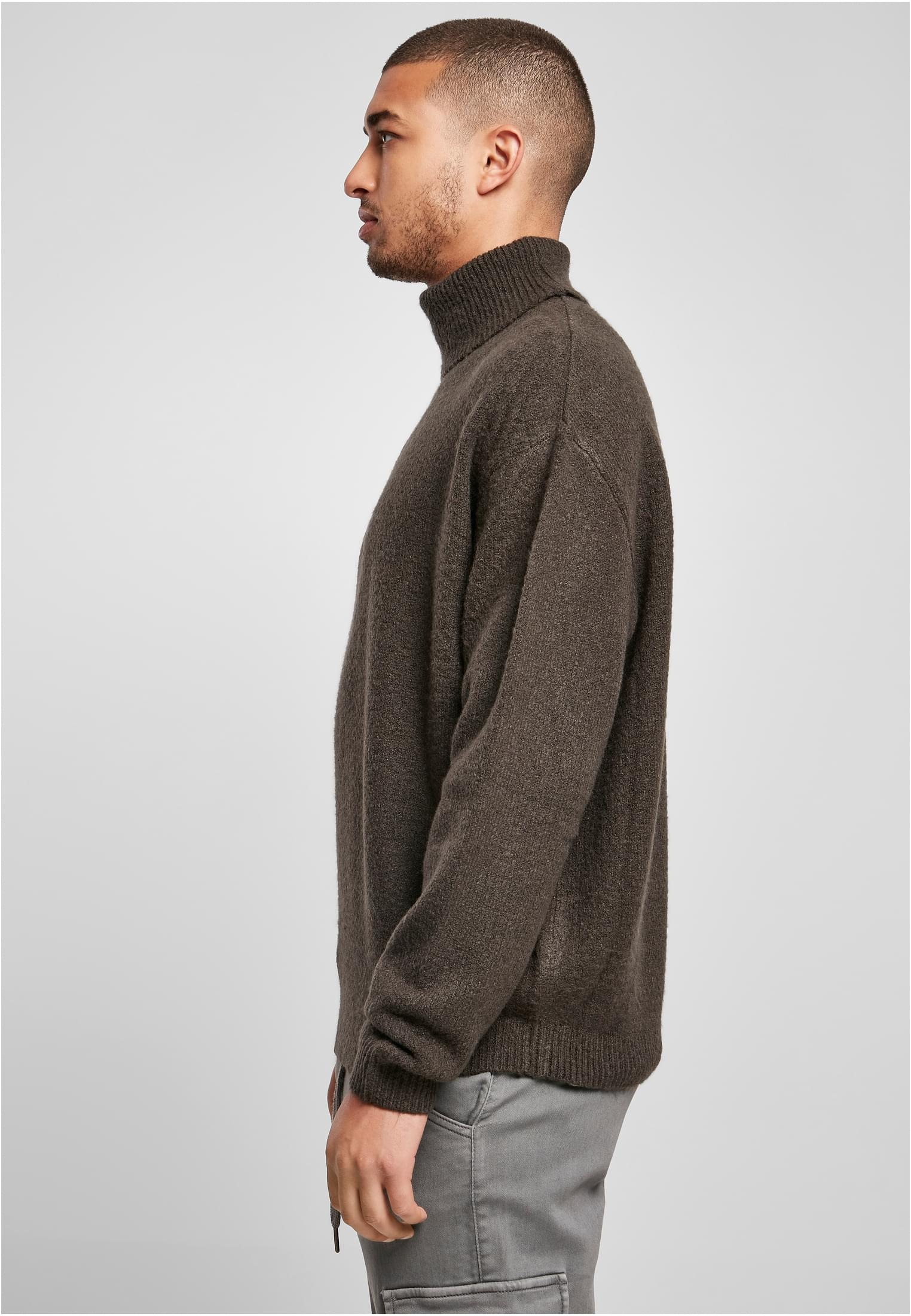 Neck Roll tlg.) Sweater«, BAUR für ▷ Oversized CLASSICS Kapuzenpullover | (1 URBAN »Herren