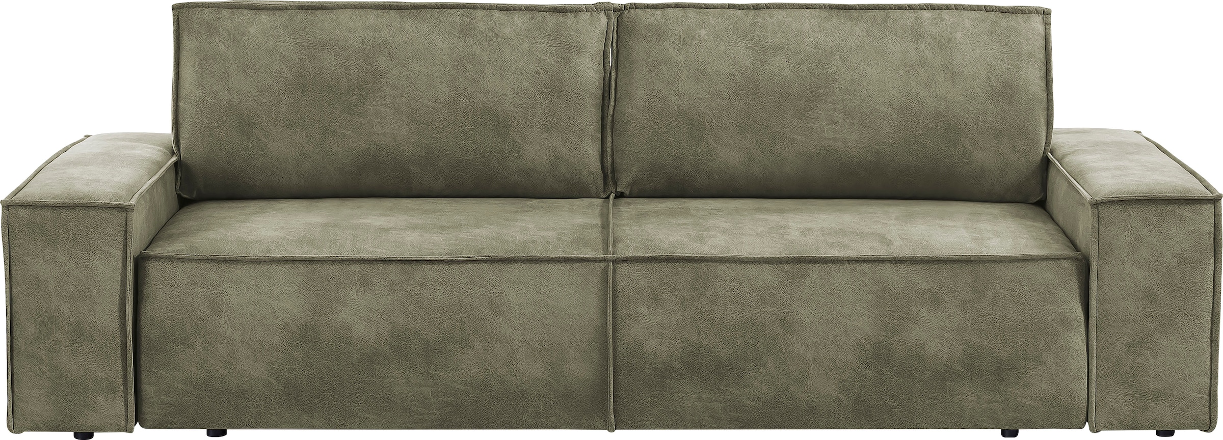 Home affaire 3-Sitzer "SHERWOOD Schlafsofa (257cm) Cord, Samtvelours, Vinta günstig online kaufen