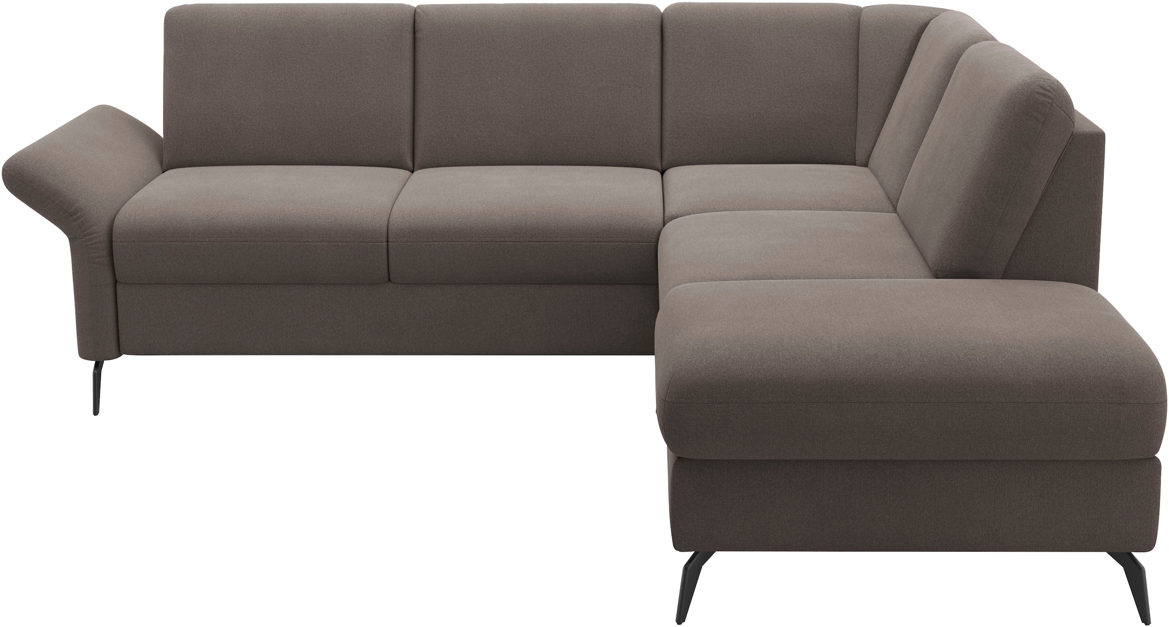 Home affaire Ecksofa »Rochelle«, optional: Armteilverstellung, klappbar, Bettkasen