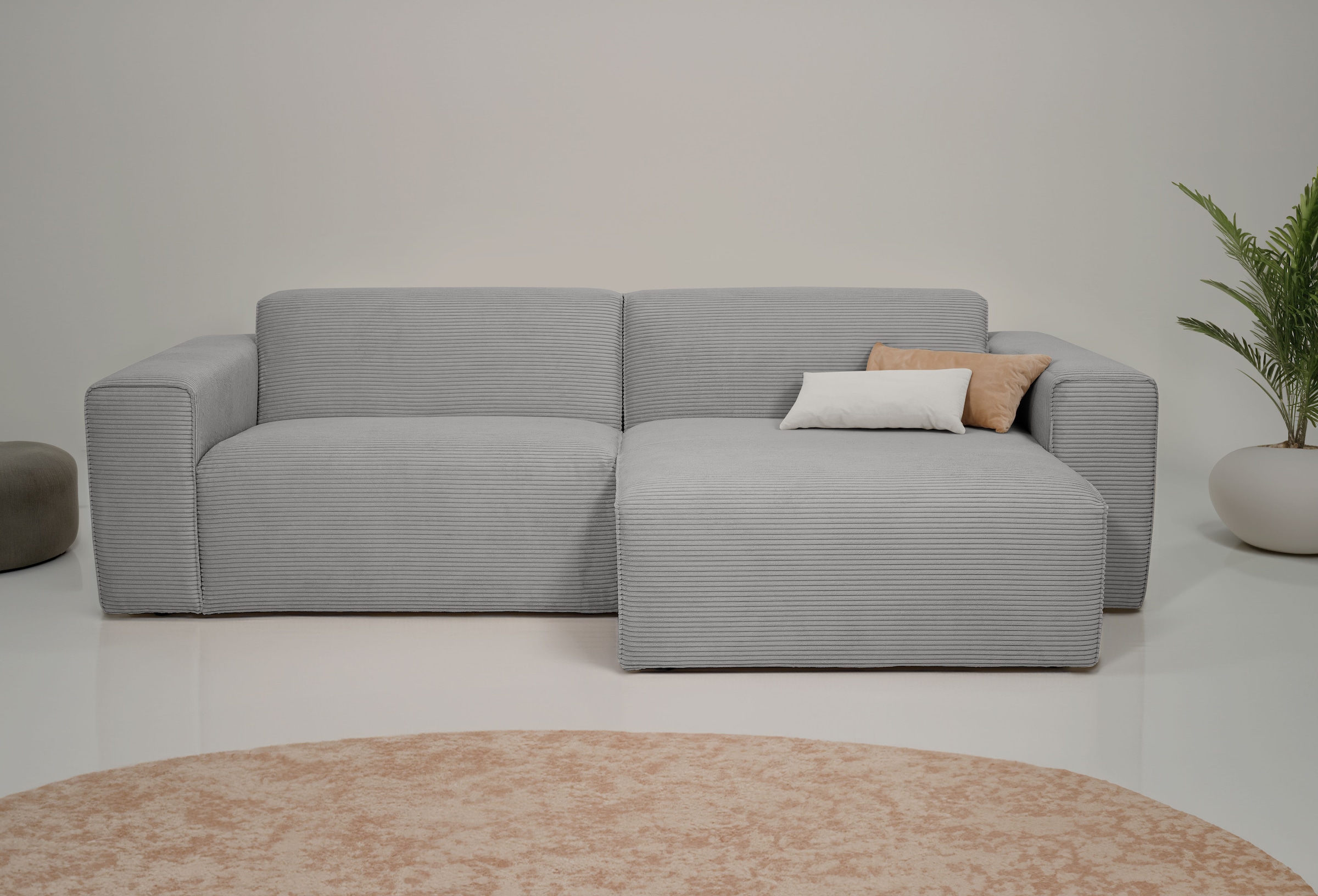 INOSIGN Ecksofa "Koa,228cm, L-Form, Modulsofa, Webstoff, Cord, Struktur" De günstig online kaufen