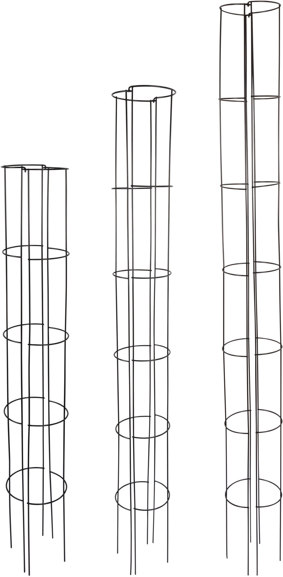 Windhager Rankgitter »aus pulverbeschichtetem Stahl, Ranksäule 2-teilig« zum Stützen von Blumen, Pflanzen, erhältlich in 125, 150 oder 175 cm