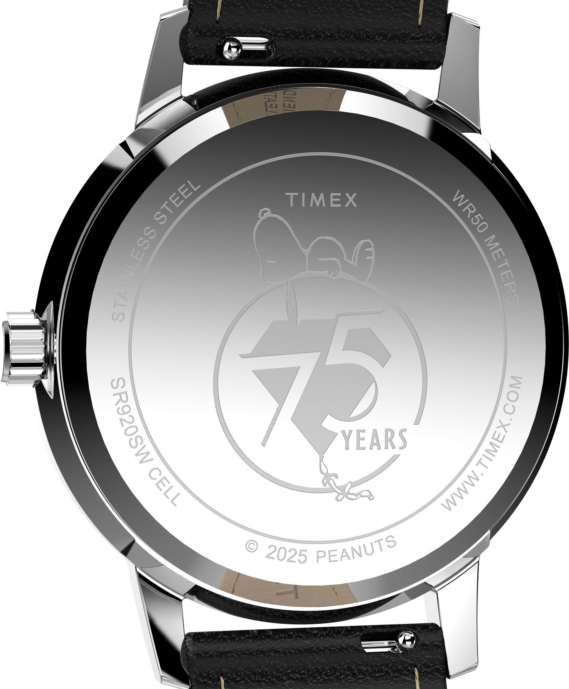 Timex Quarzuhr »PEANUTS MARLIN«, Armbanduhr, Herrenuhr, Damenuhr,Lederarmband